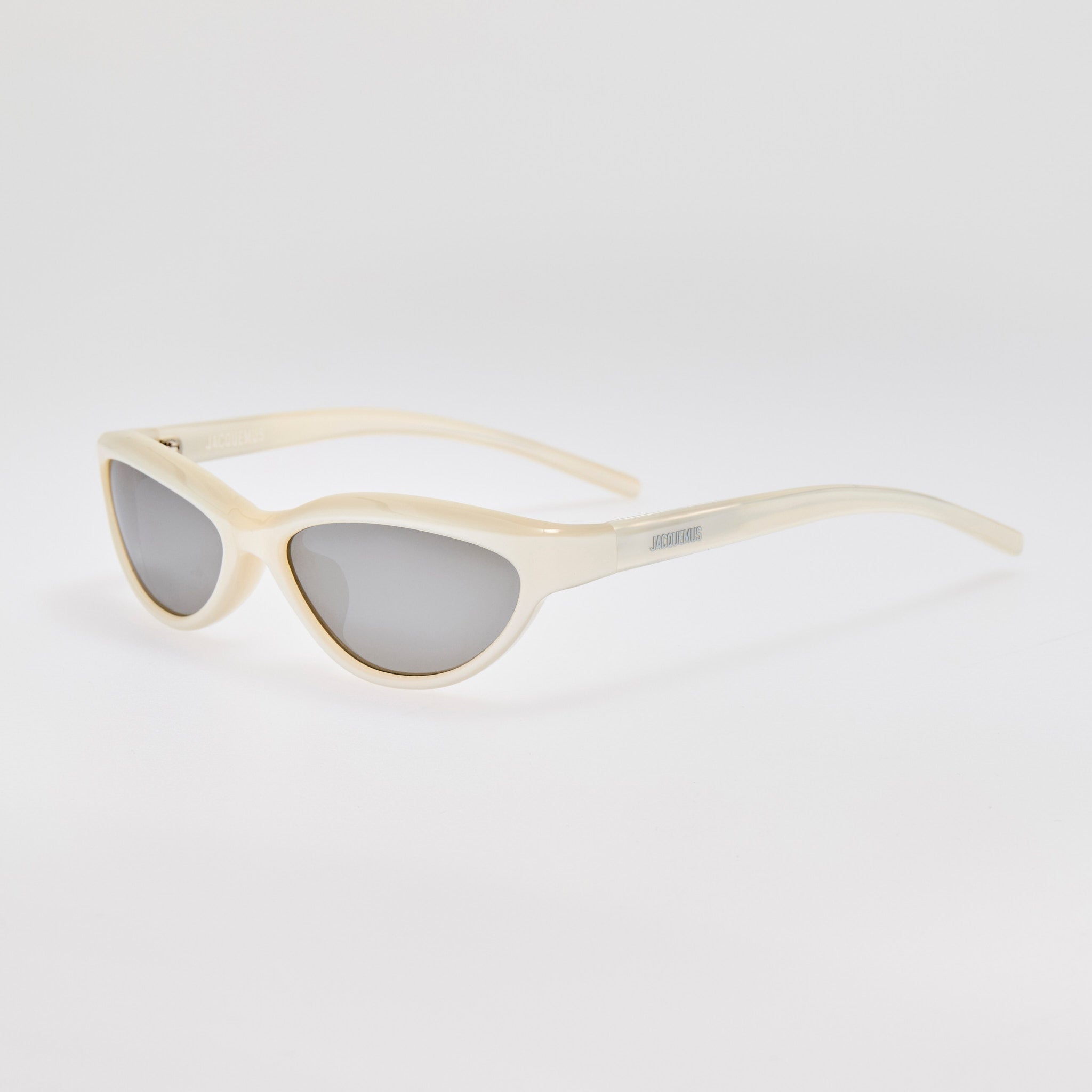Curvo Sunglasses in Metallic Pearl - LINDA FARROW - Sunglasses -