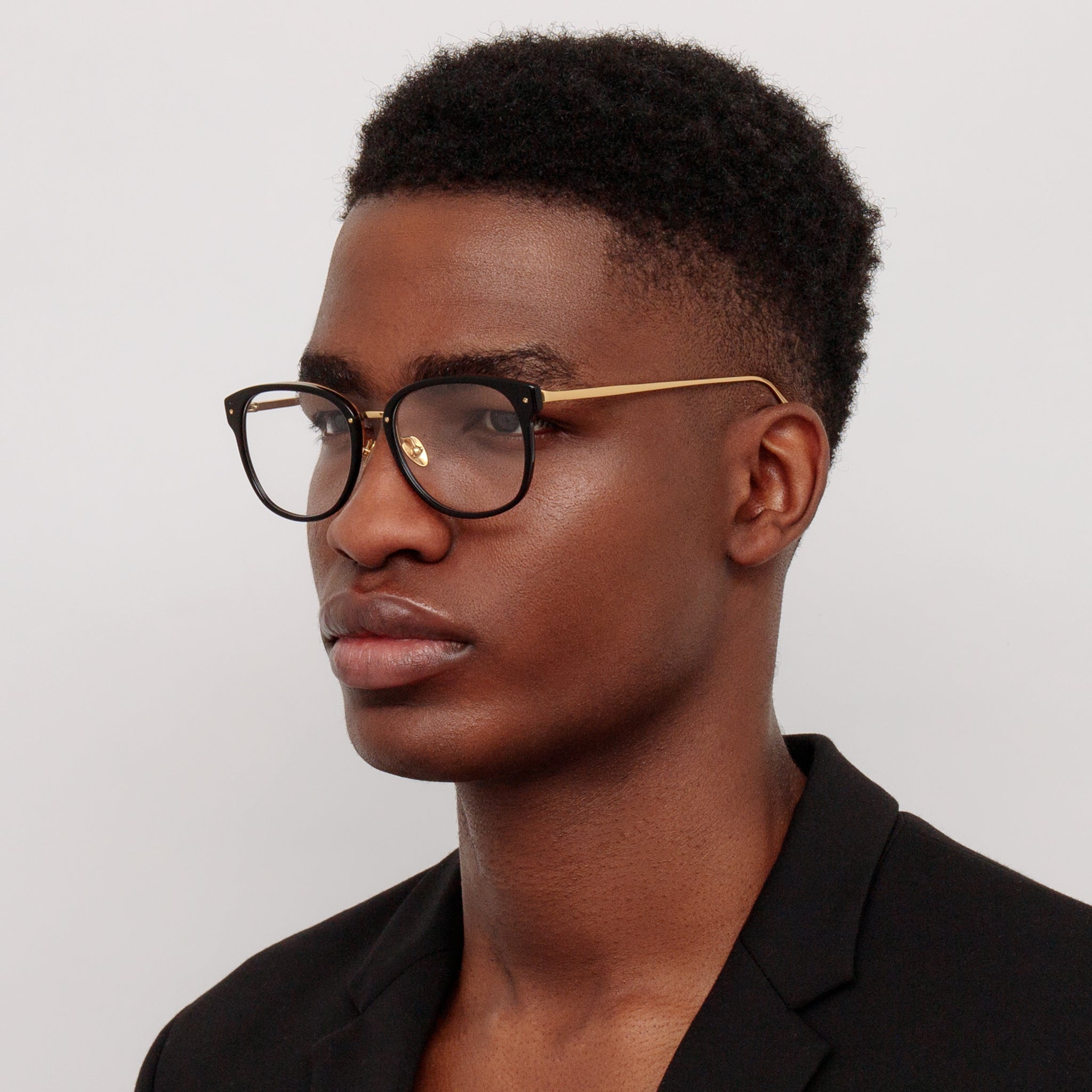 Cyrus D - Frame Optical in Black - LINDA FARROW - Optical Frame -