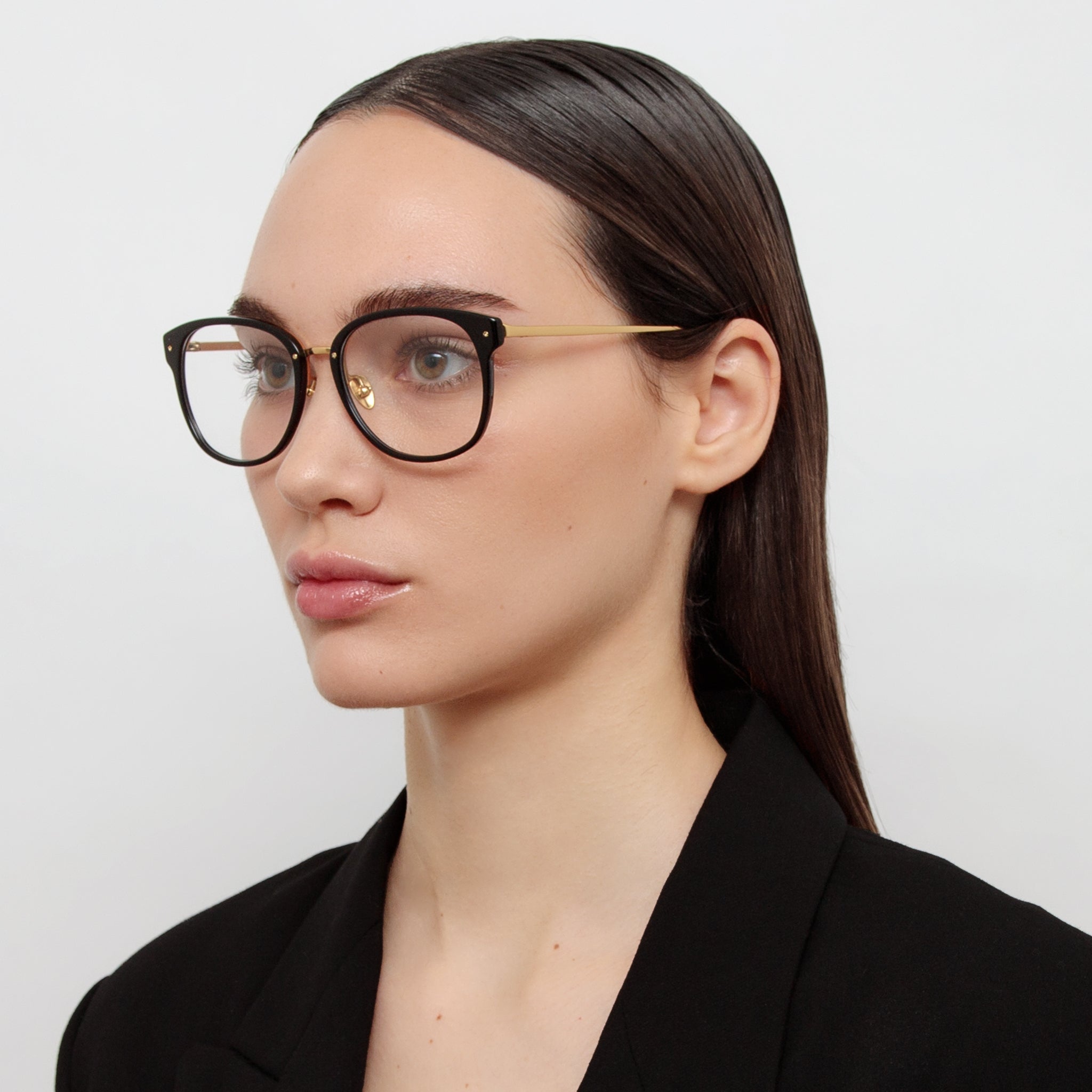 Cyrus D - Frame Optical in Black - LINDA FARROW - Optical Frame -