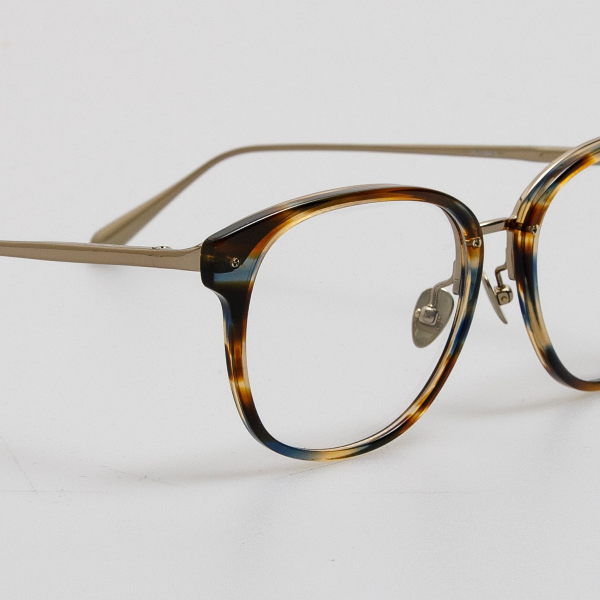 Cyrus D - Frame Optical in Earth Horn - LINDA FARROW - Optical Frame -