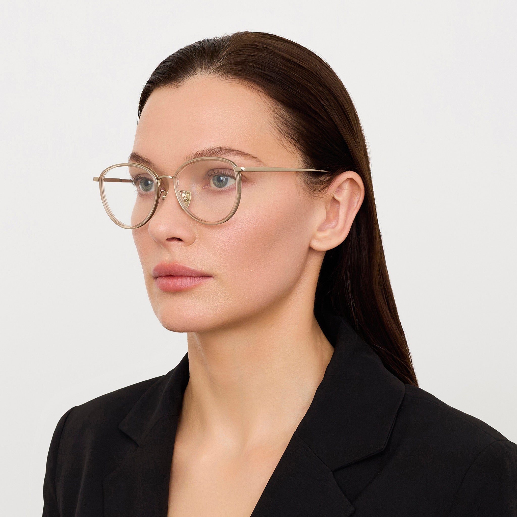 Dahlia Optical in Ash - LINDA FARROW - Optical Frame -