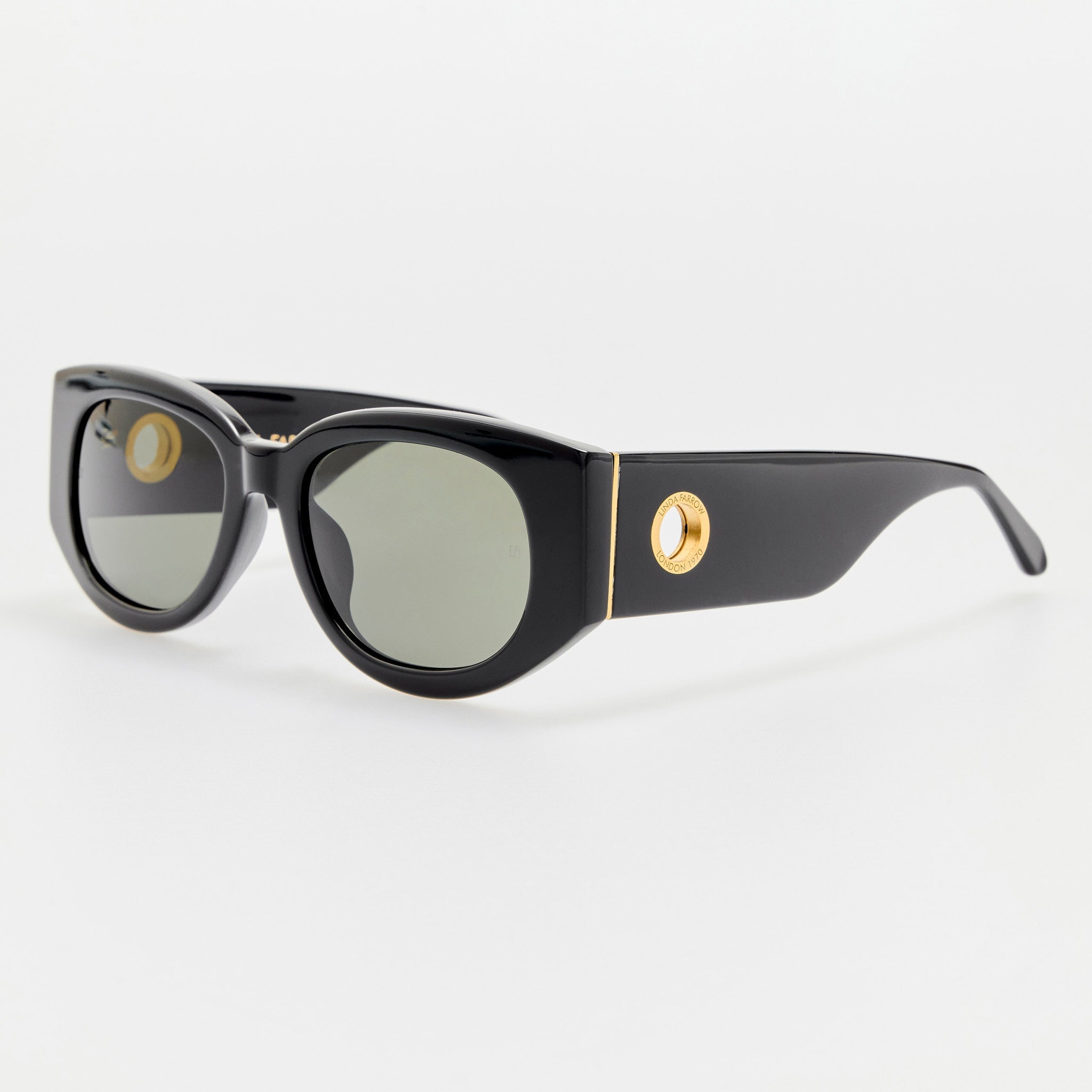 Debbie Sunglasses in Black - LINDA FARROW - Sunglasses -
