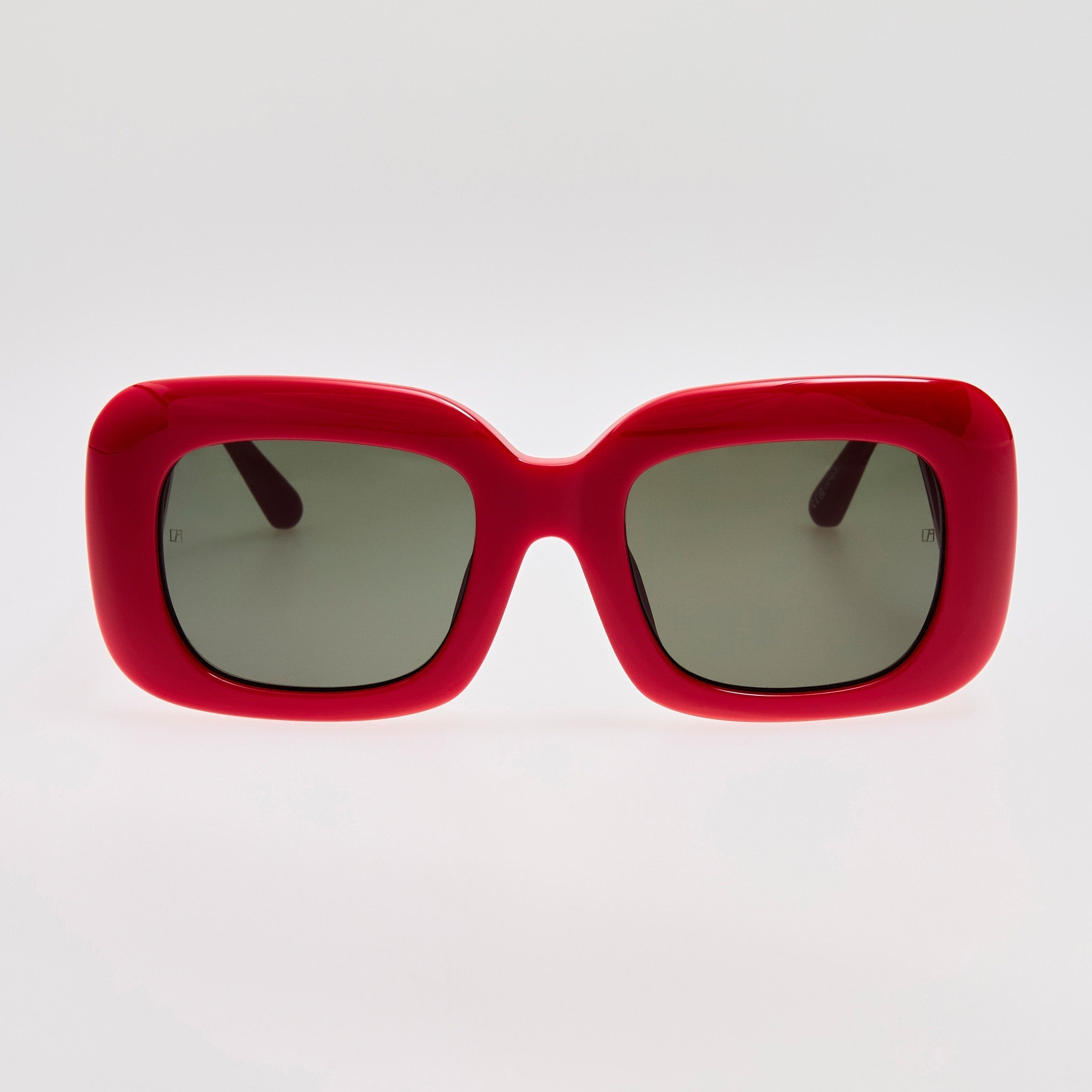 Emmy Sunglasses in Red - LINDA FARROW - Sunglasses -
