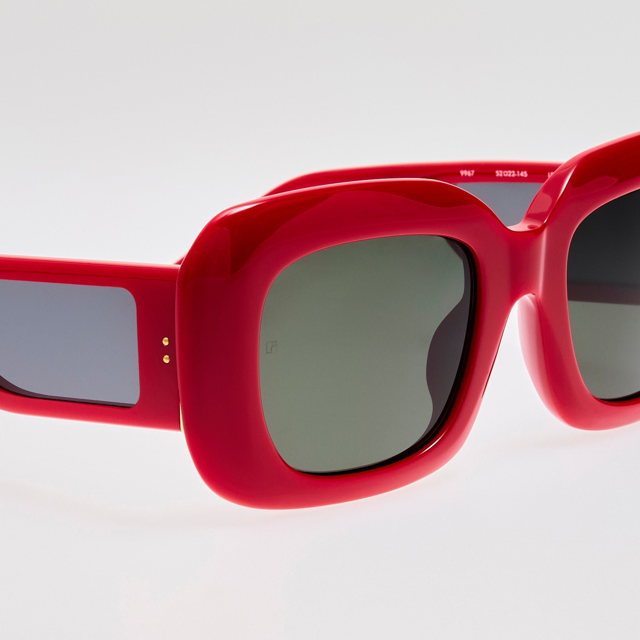 Emmy Sunglasses in Red - LINDA FARROW - Sunglasses -