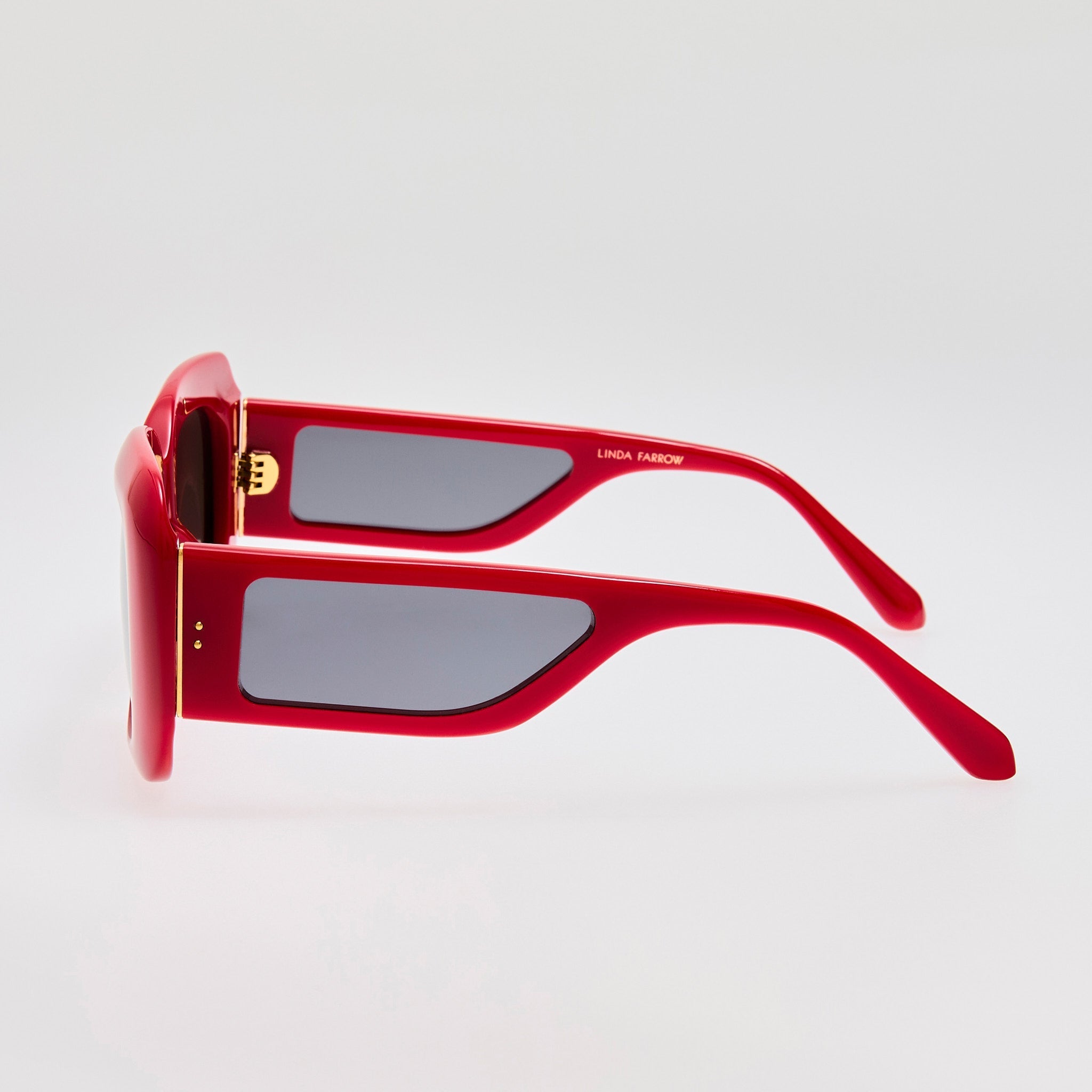 Emmy Sunglasses in Red - LINDA FARROW - Sunglasses -