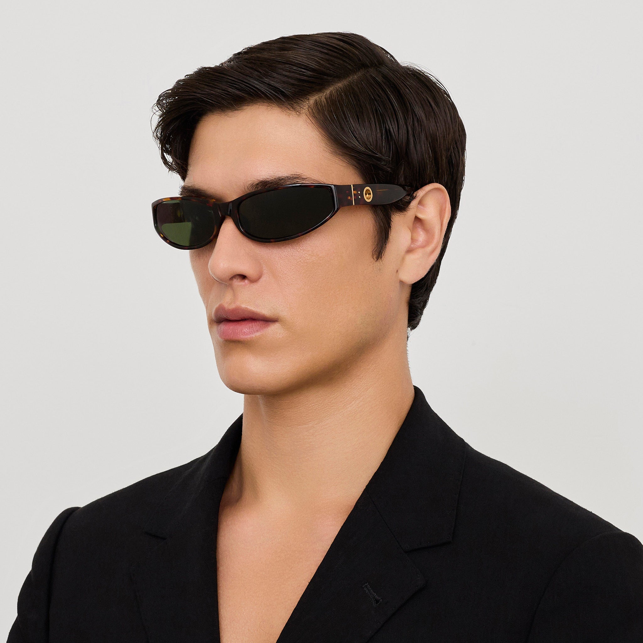 Etain Sunglasses in Black - LINDA FARROW - Sunglasses -