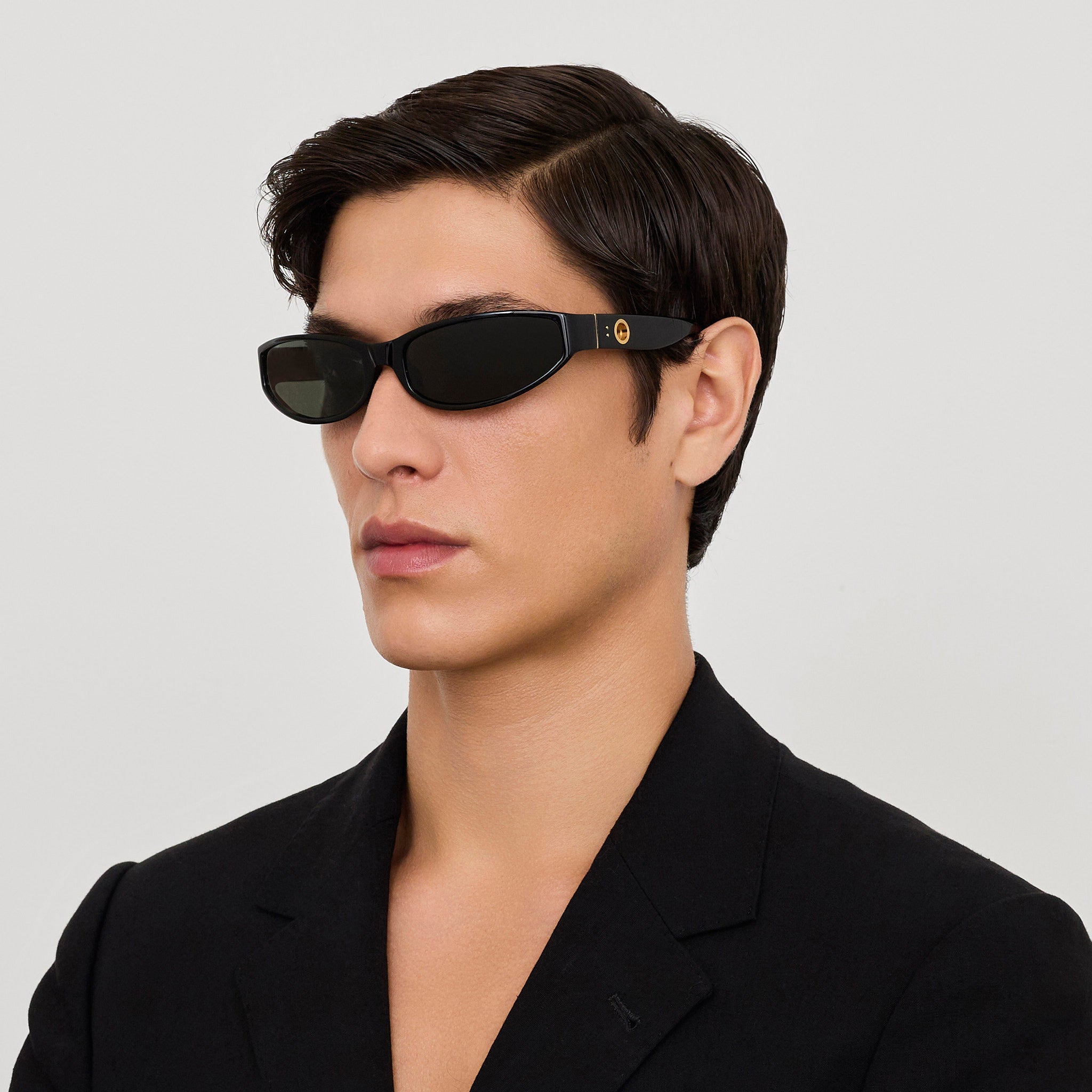 Etain Sunglasses in White - LINDA FARROW - Sunglasses -