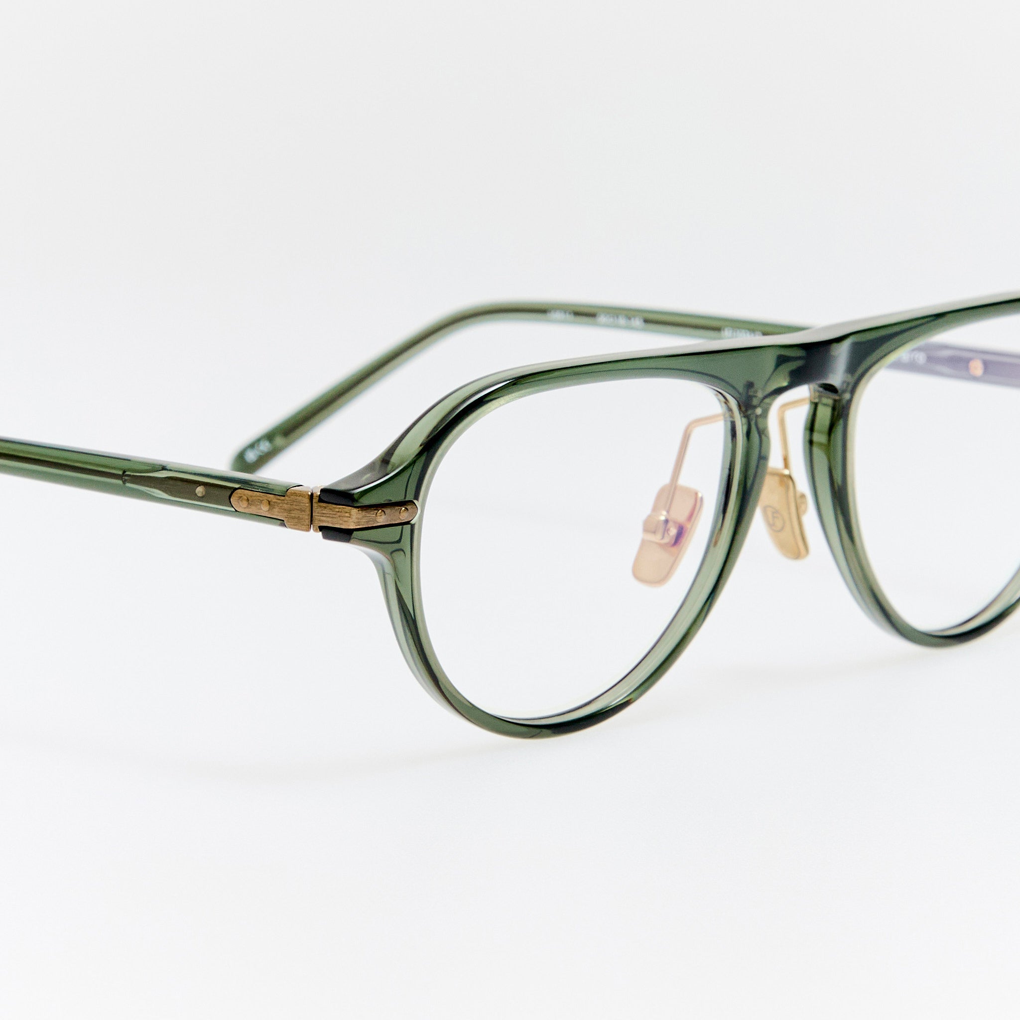 Ferro Optical in Green - LINDA FARROW - Optical Frame -
