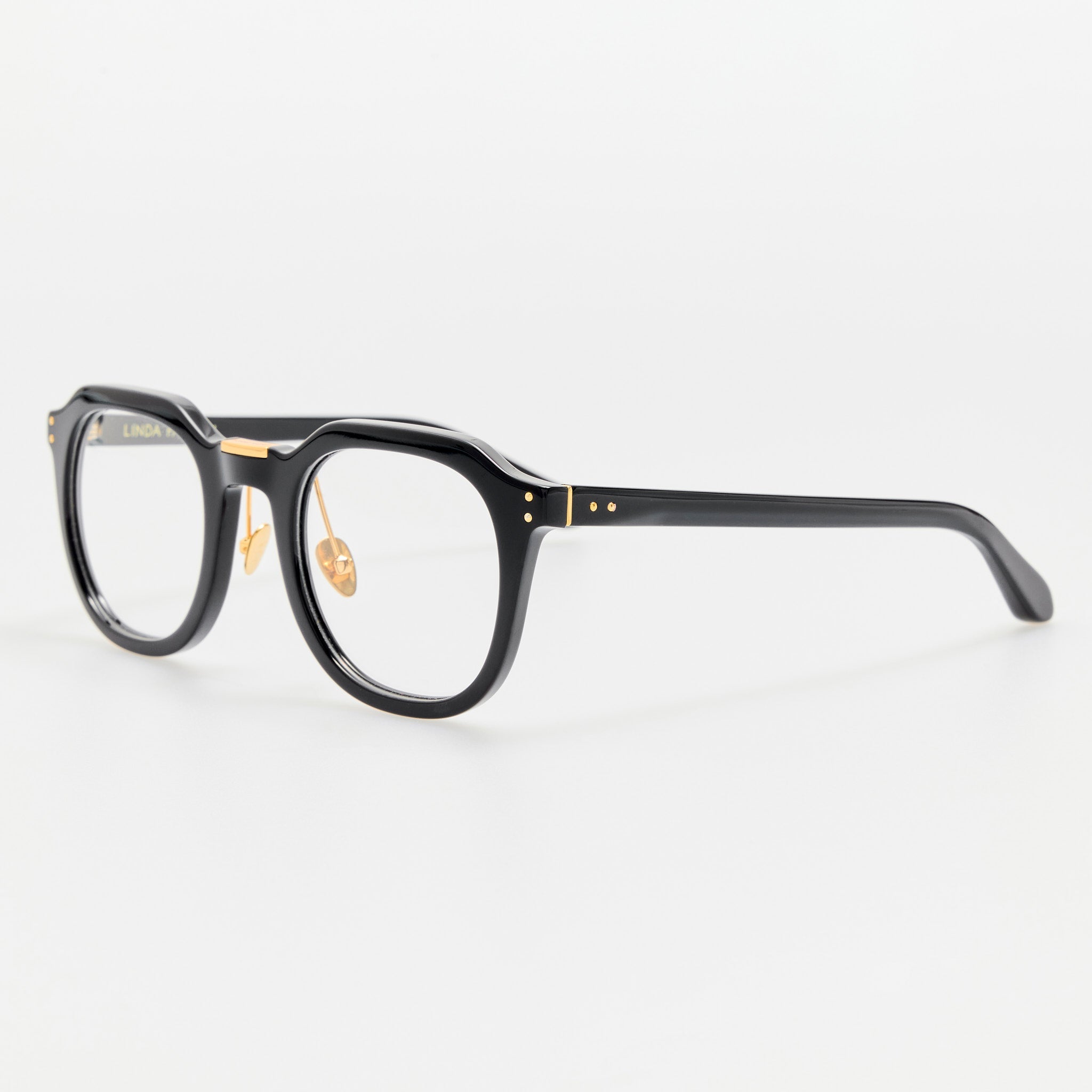 Fletcher Optical Frame in Black - LINDA FARROW - Optical Frame -