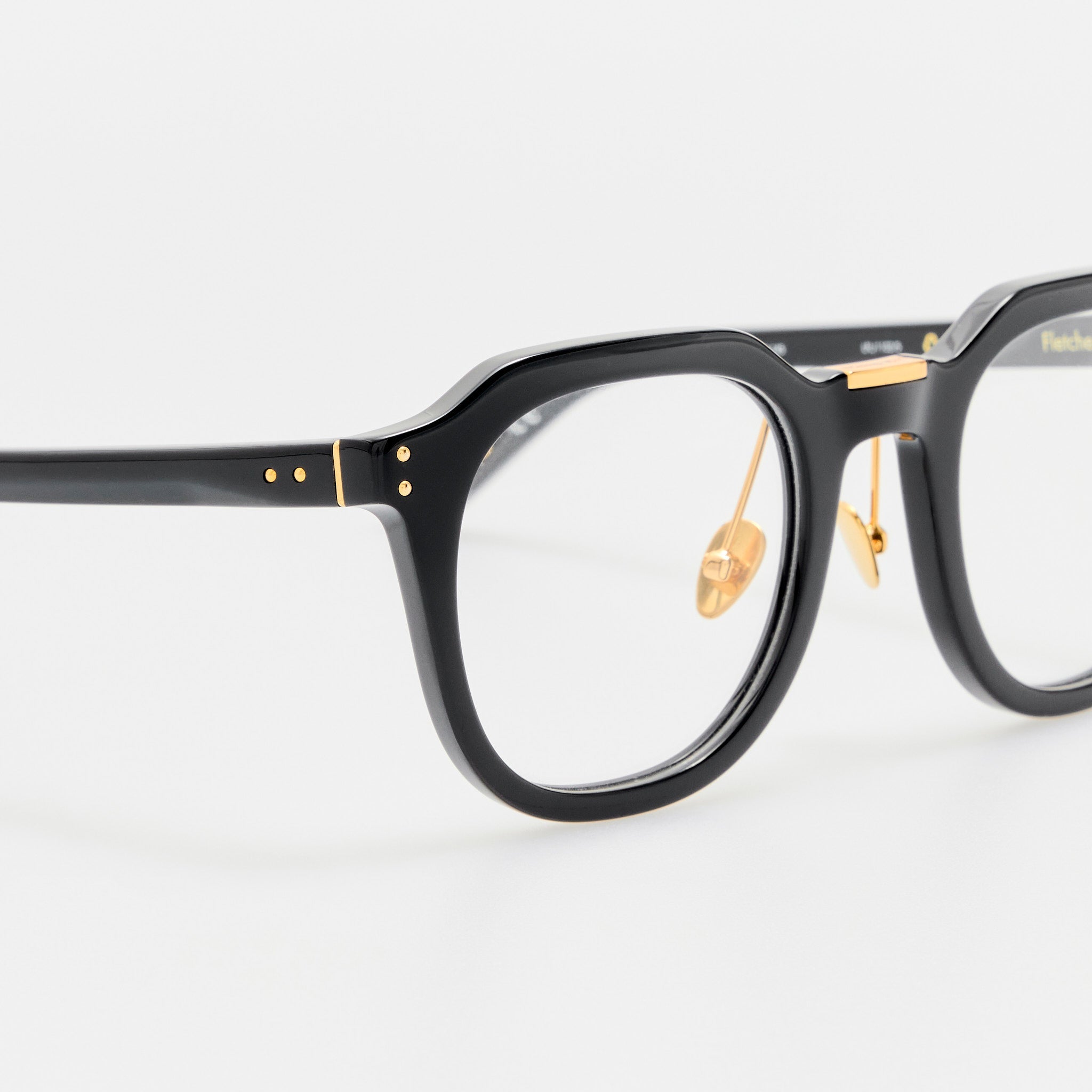 Fletcher Optical Frame in Black - LINDA FARROW - Optical Frame -