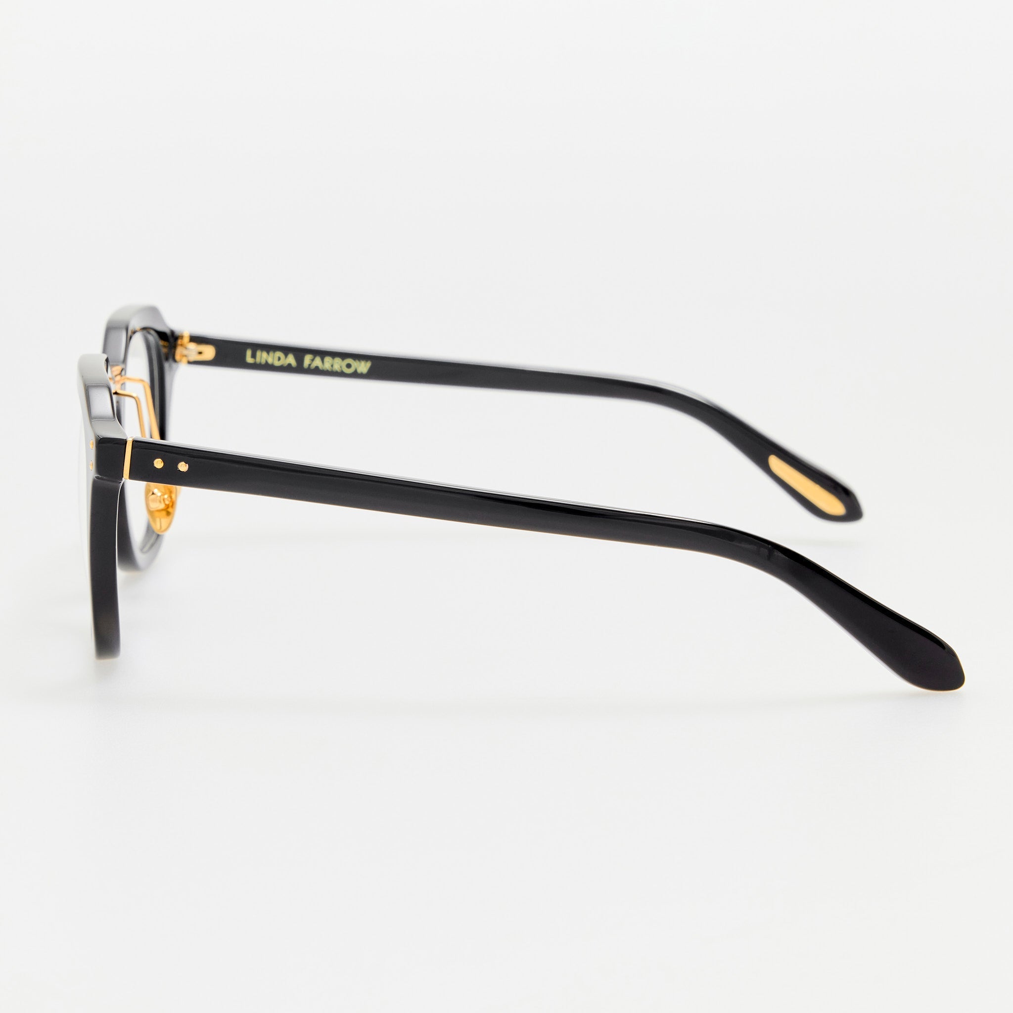 Fletcher Optical Frame in Black - LINDA FARROW - Optical Frame -