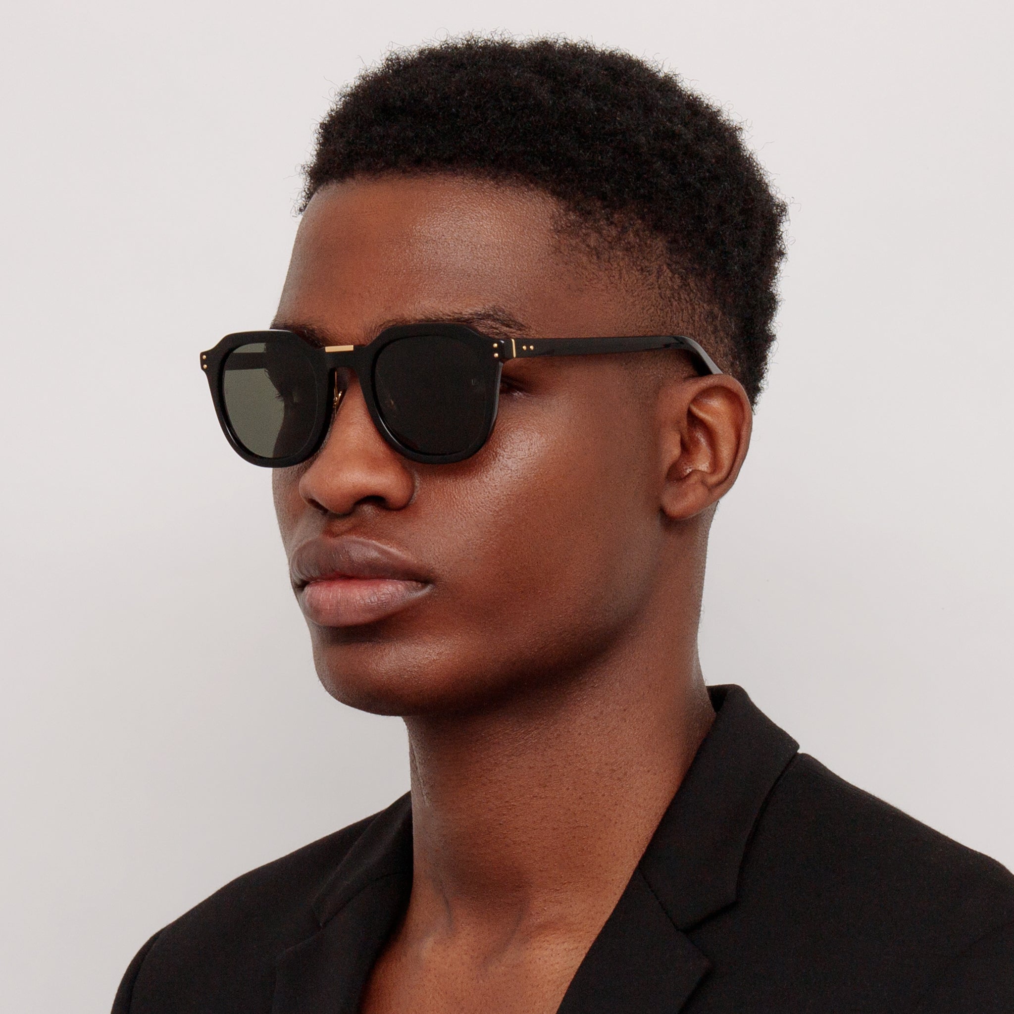 Fletcher Sunglasses in Black - LINDA FARROW - Sunglasses -