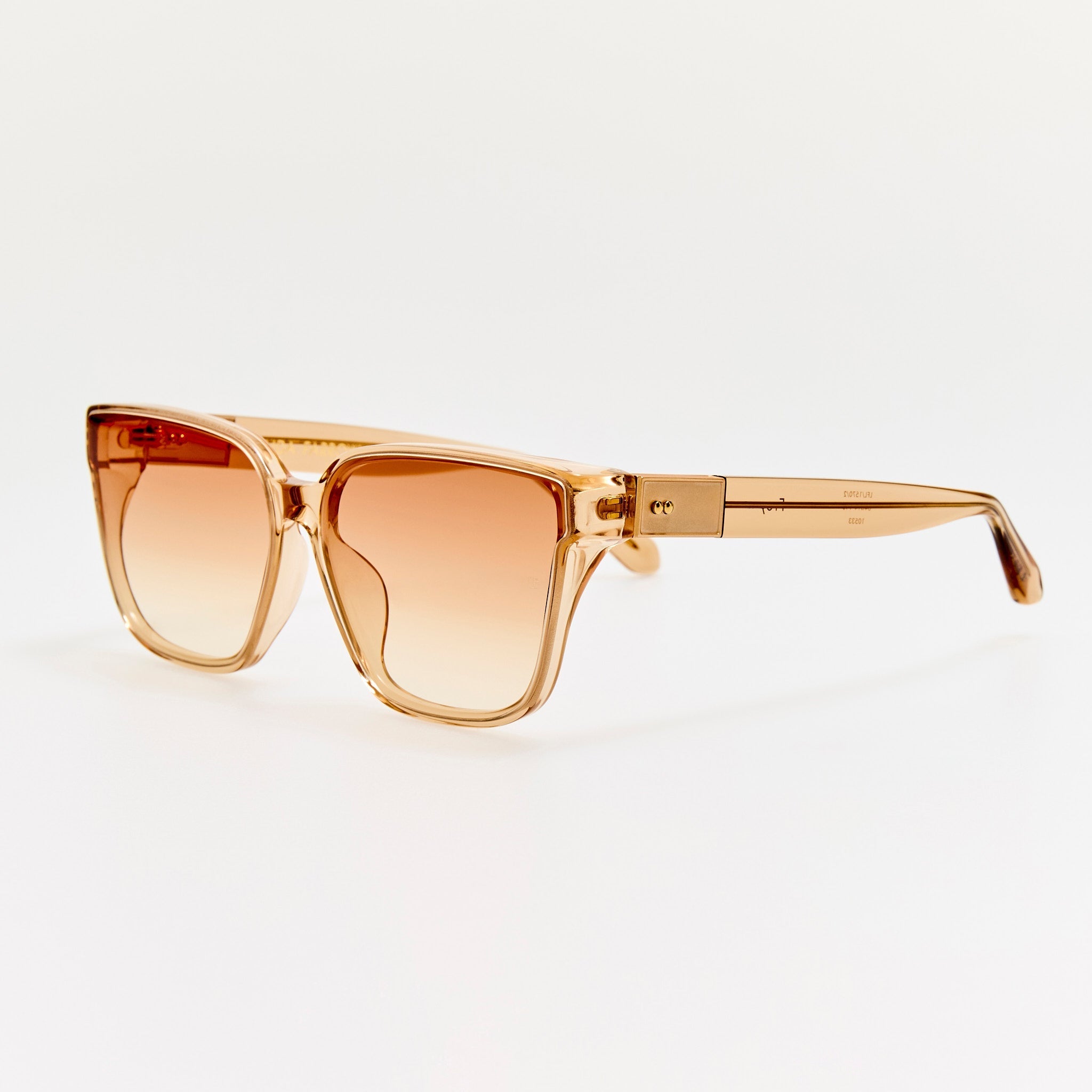 Frey Sunglasses in Honey - LINDA FARROW - Sunglasses -