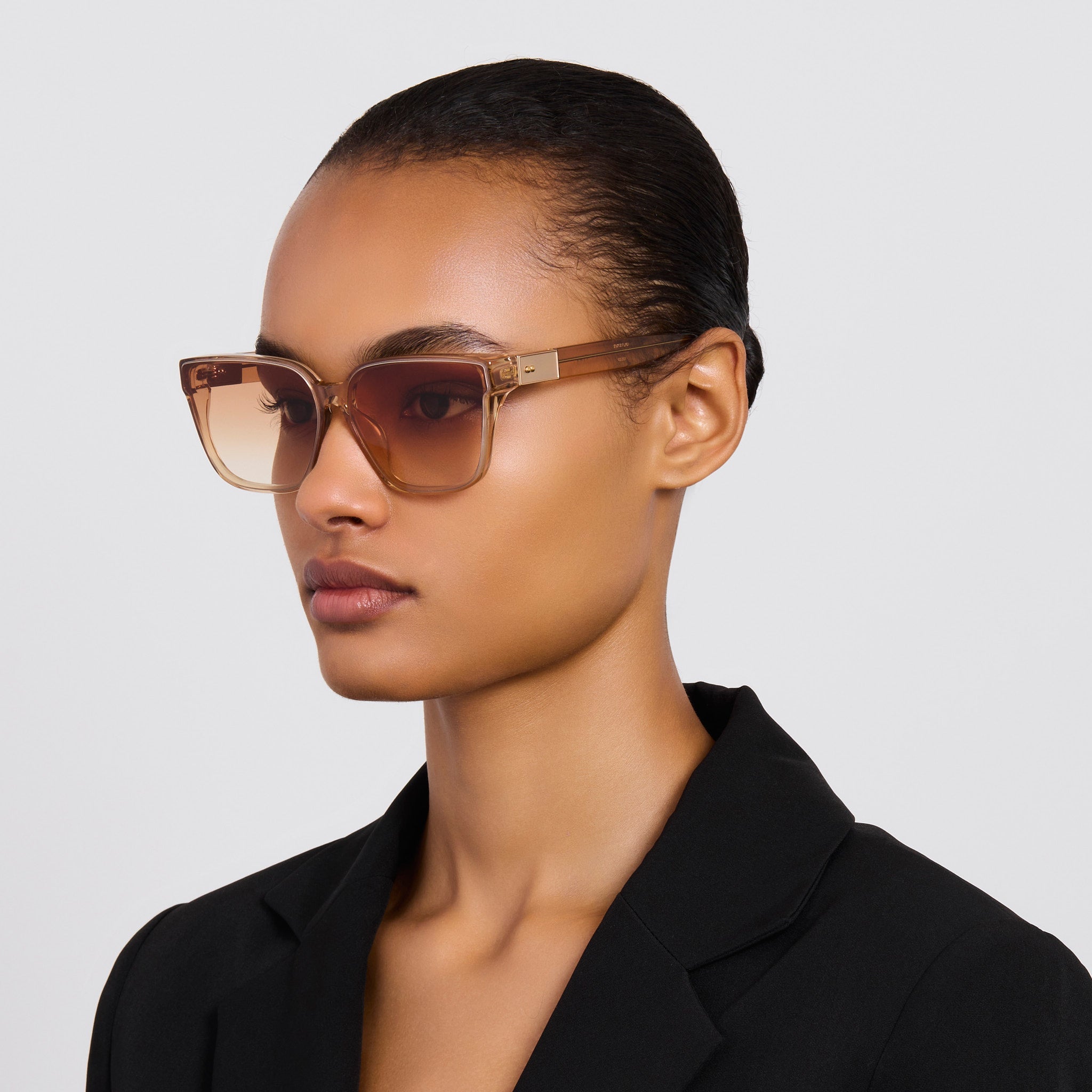 Frey Sunglasses in Honey - LINDA FARROW - Sunglasses -