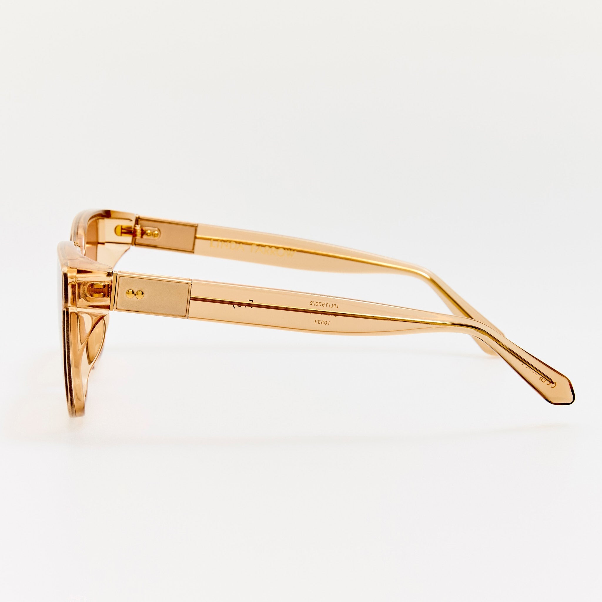 Frey Sunglasses in Honey - LINDA FARROW - Sunglasses -