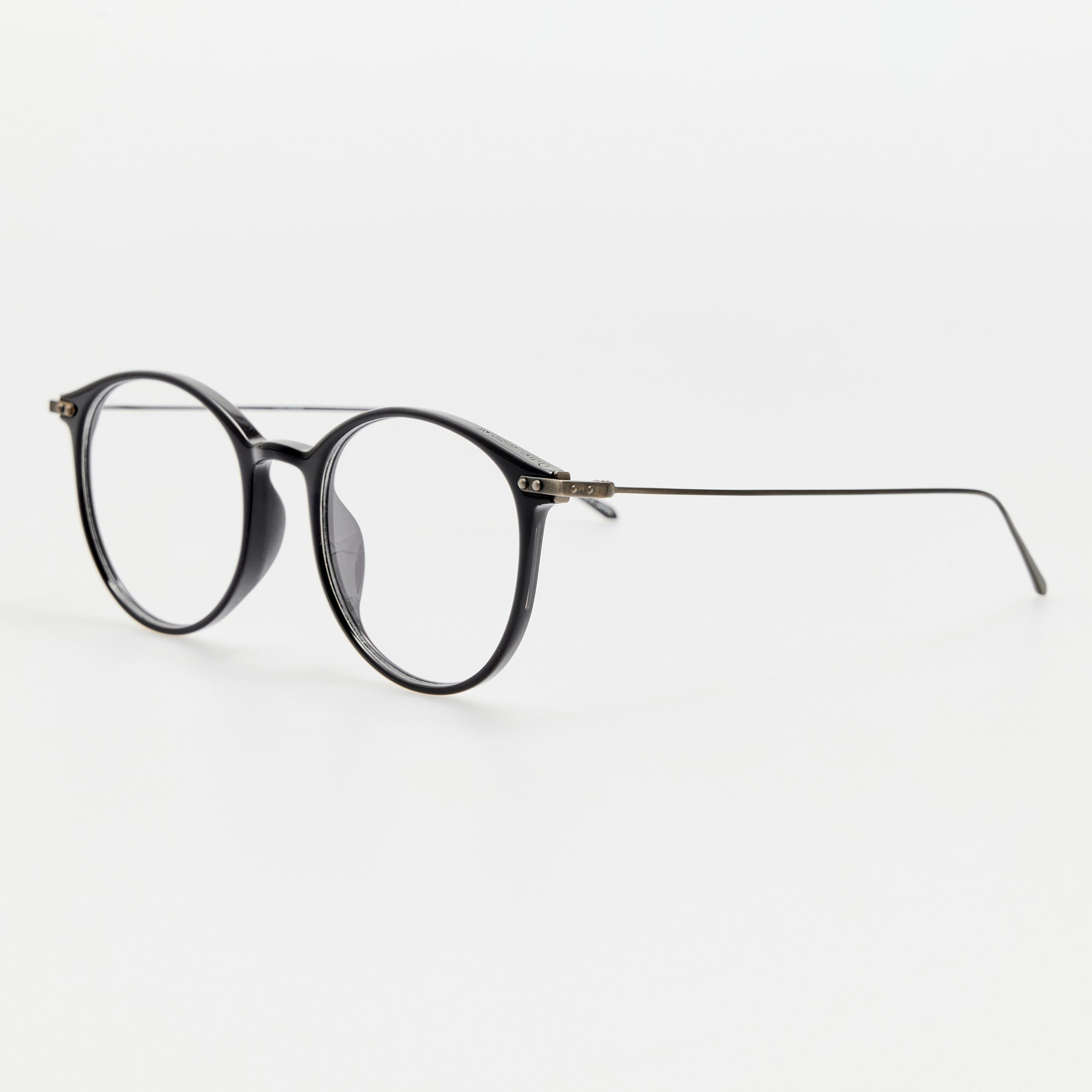 Gray Optical Frame in Black Matt Nickel - LINDA FARROW - Optical Frame -