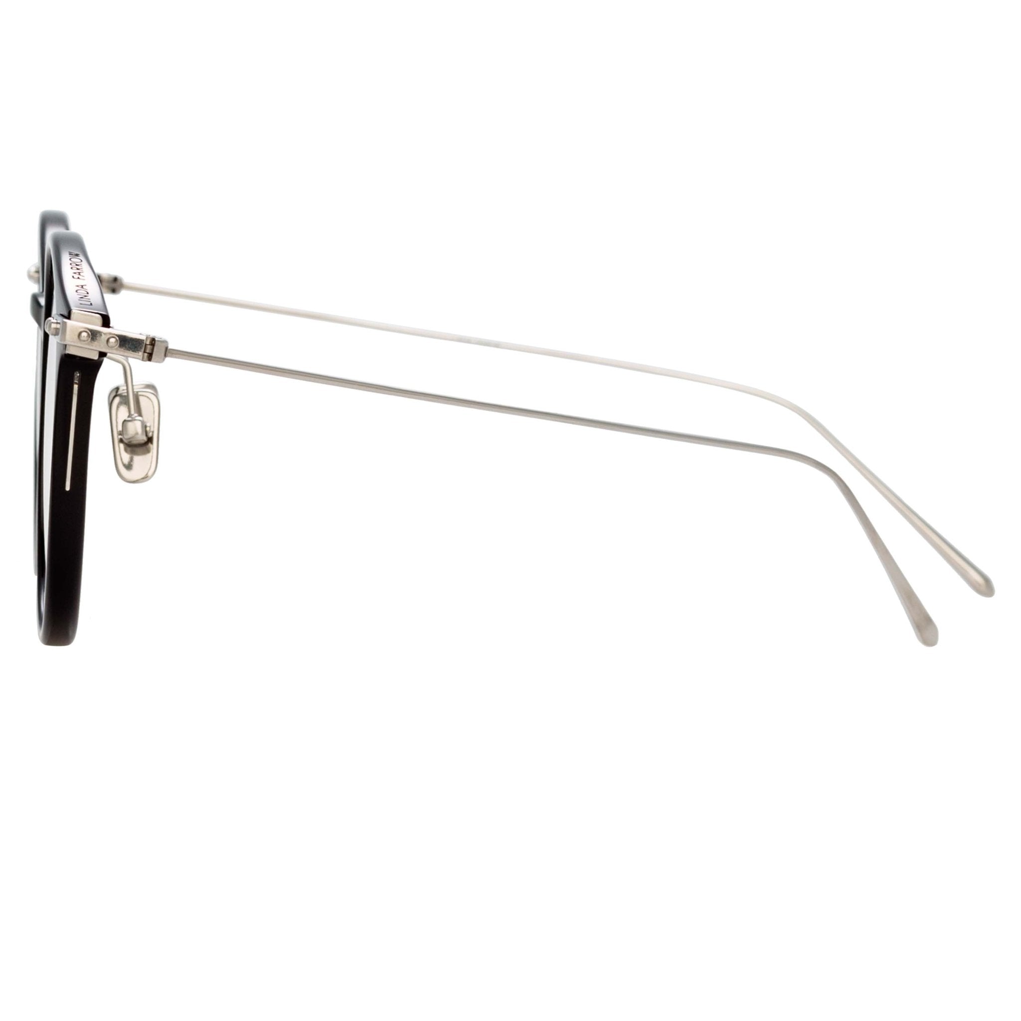 Gray Optical Frame in Black - LINDA FARROW - Optical Frame -