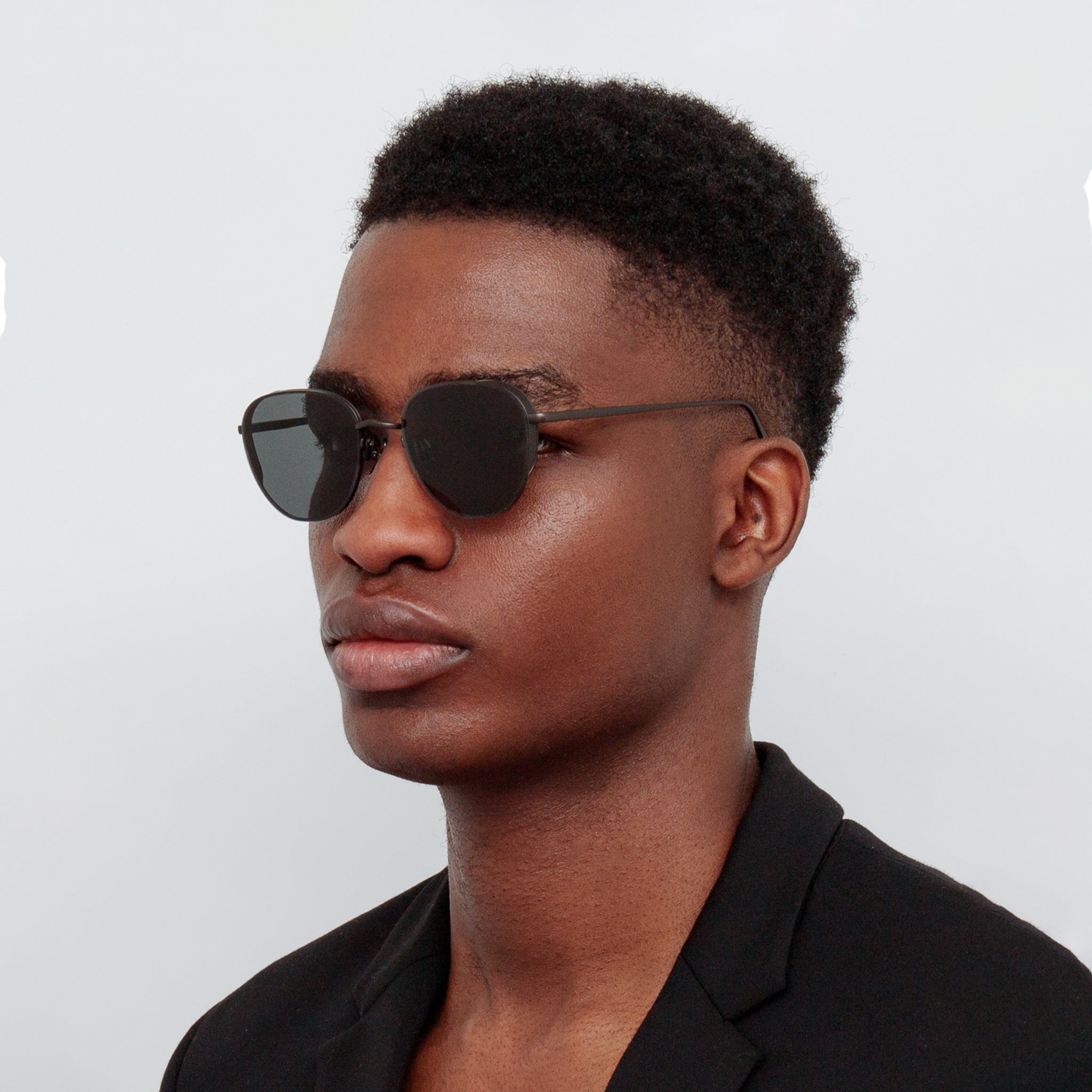 Hardy Sunglasses in Nickel - LINDA FARROW - Sunglasses -