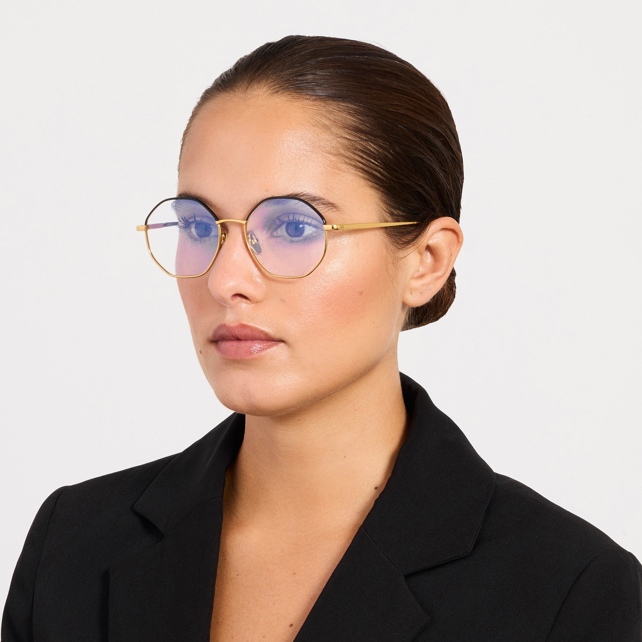 Harper Optical in 22K Gold - LINDA FARROW - Optical Frame -