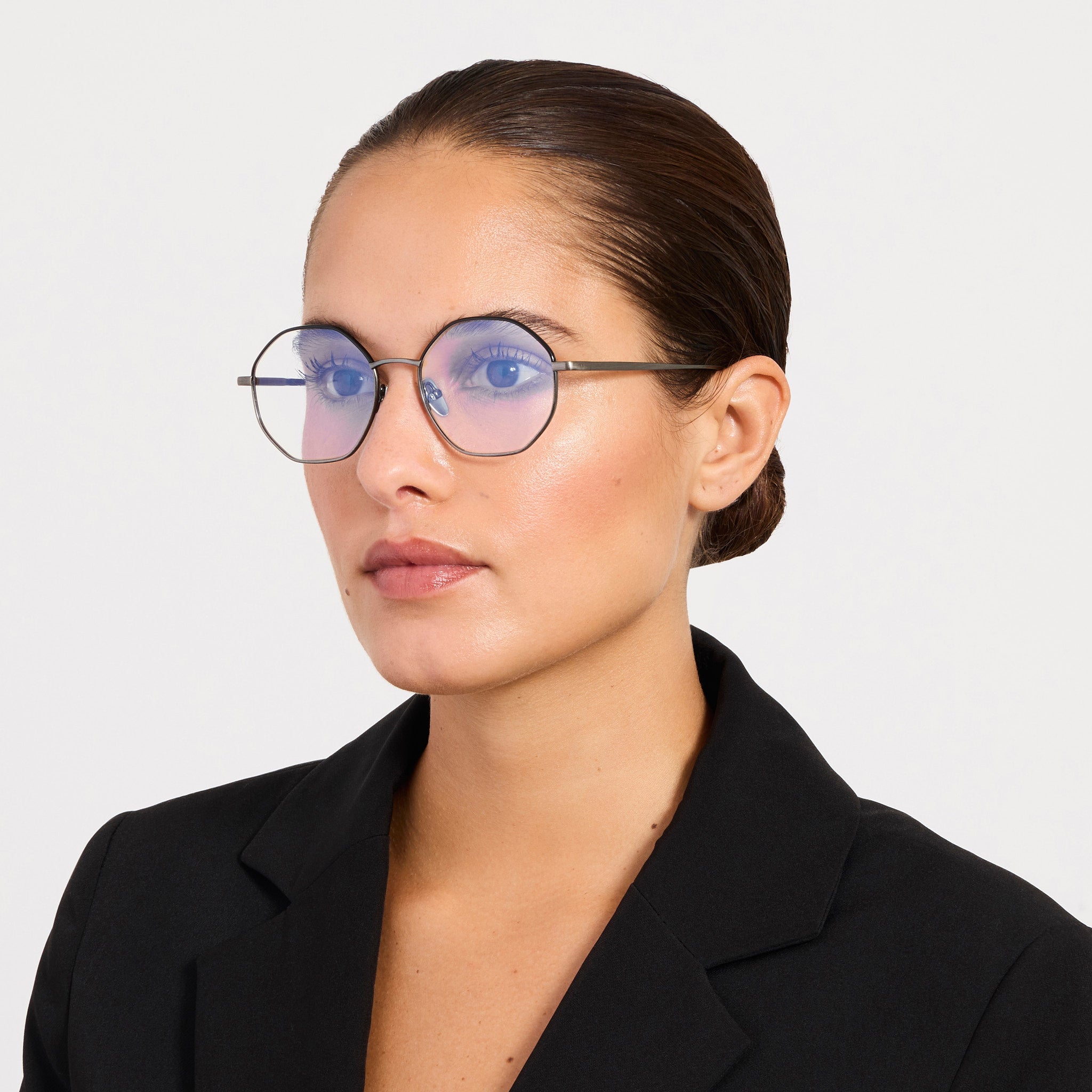 Harper Optical in Antique White Gold - LINDA FARROW - Optical Frame -