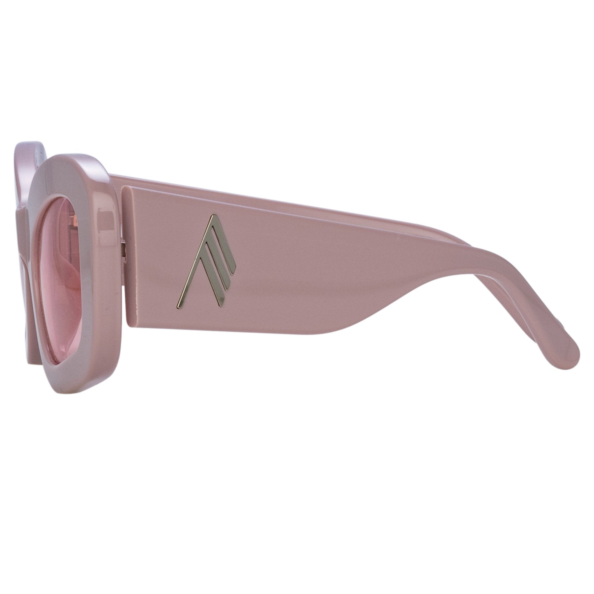 Harry Cat Eye Sunglasses in Pink - LINDA FARROW - Sunglasses -