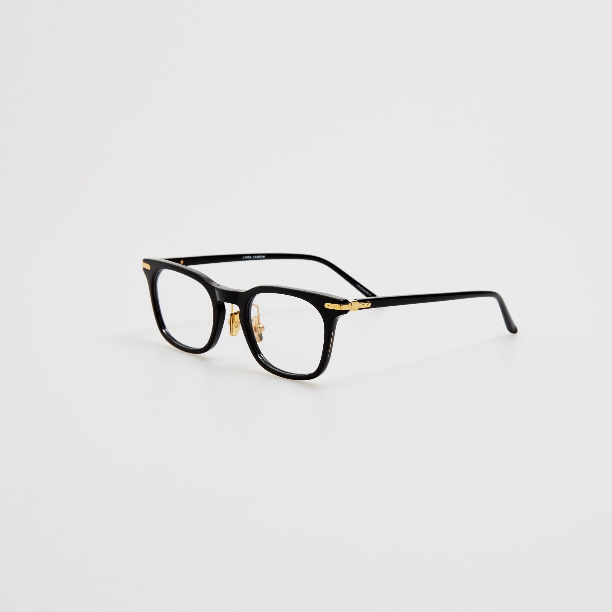 Hawkin Optical in Black - LINDA FARROW - Optical Frame -