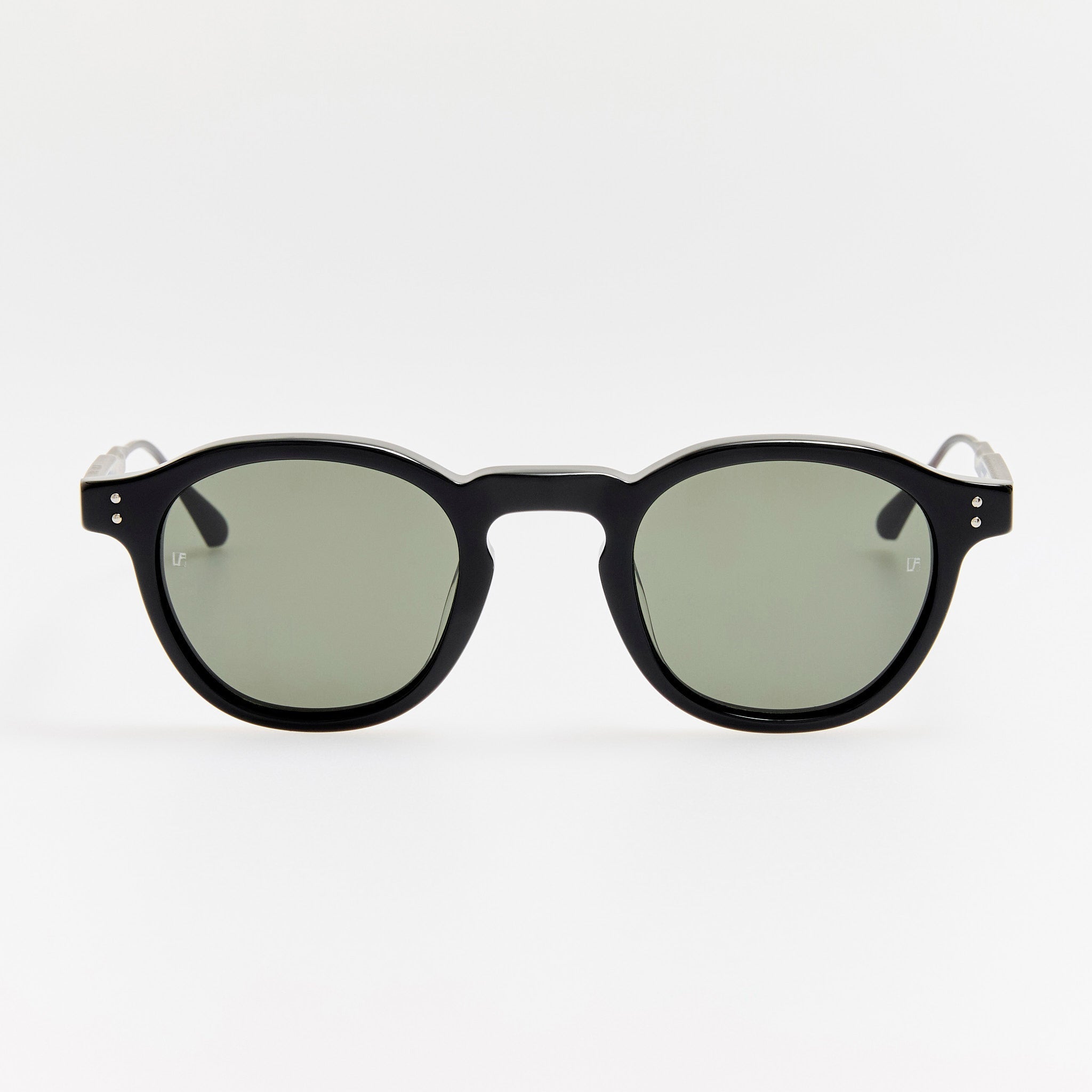 Heath Sunglasses in Matt Black - LINDA FARROW - Sunglasses -