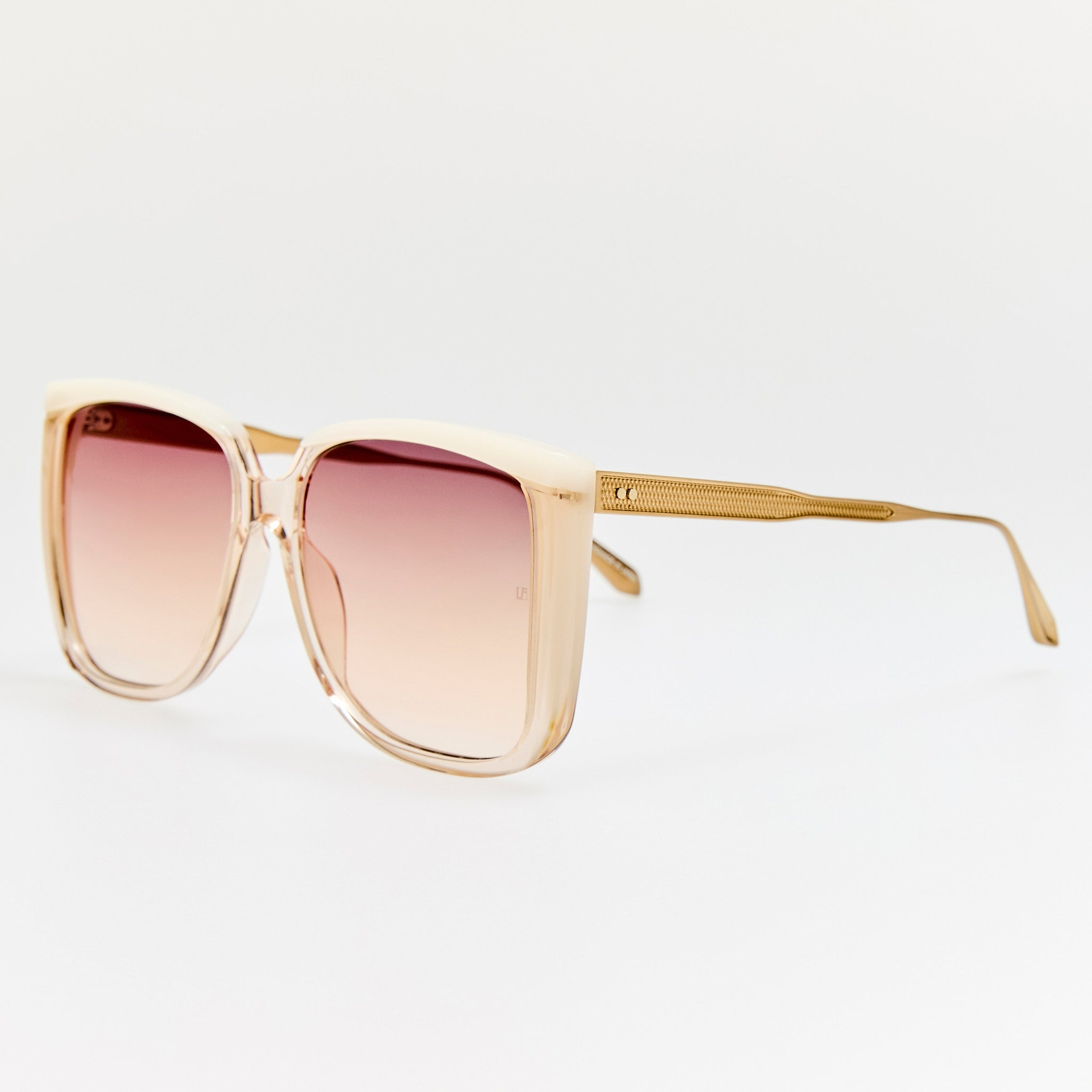 Helena Sunglasses in Ash - LINDA FARROW - Sunglasses -