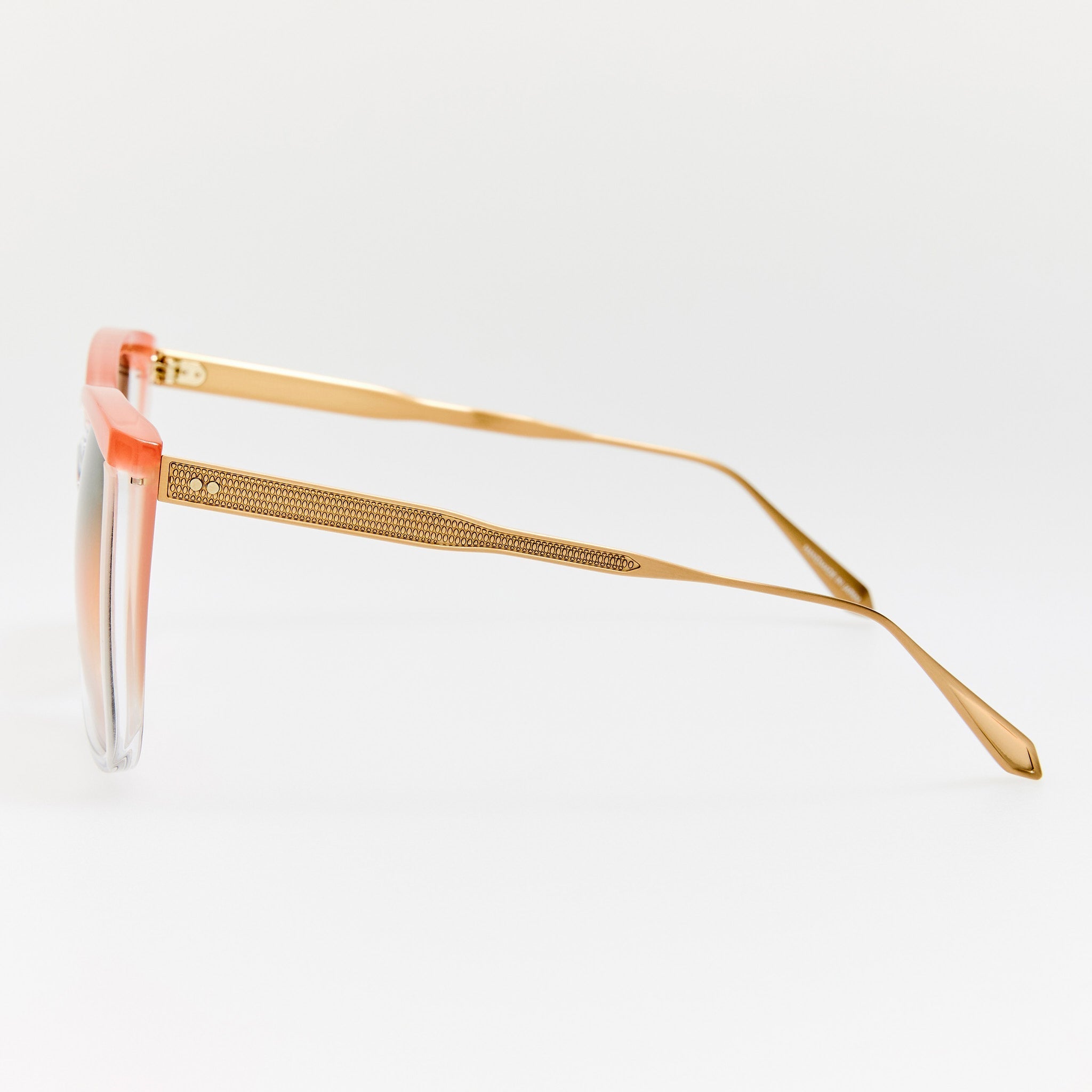 Helena Sunglasses in Clear and Tutti Frutti - LINDA FARROW - Sunglasses -