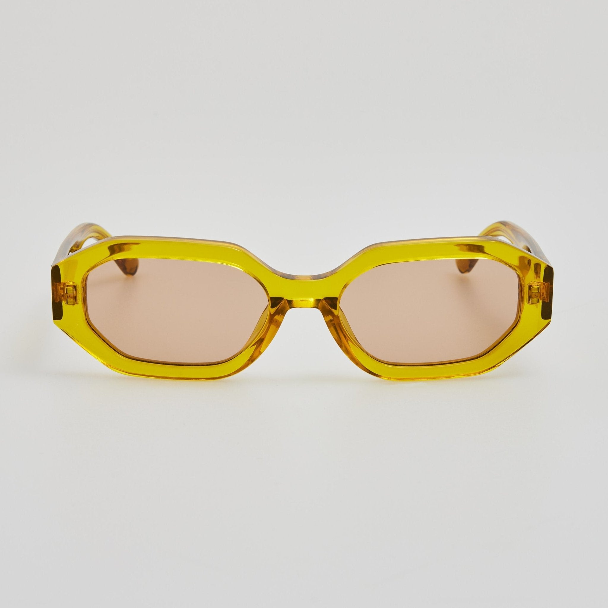 Irene Sunglasses in Mustard - LINDA FARROW - Sunglasses -