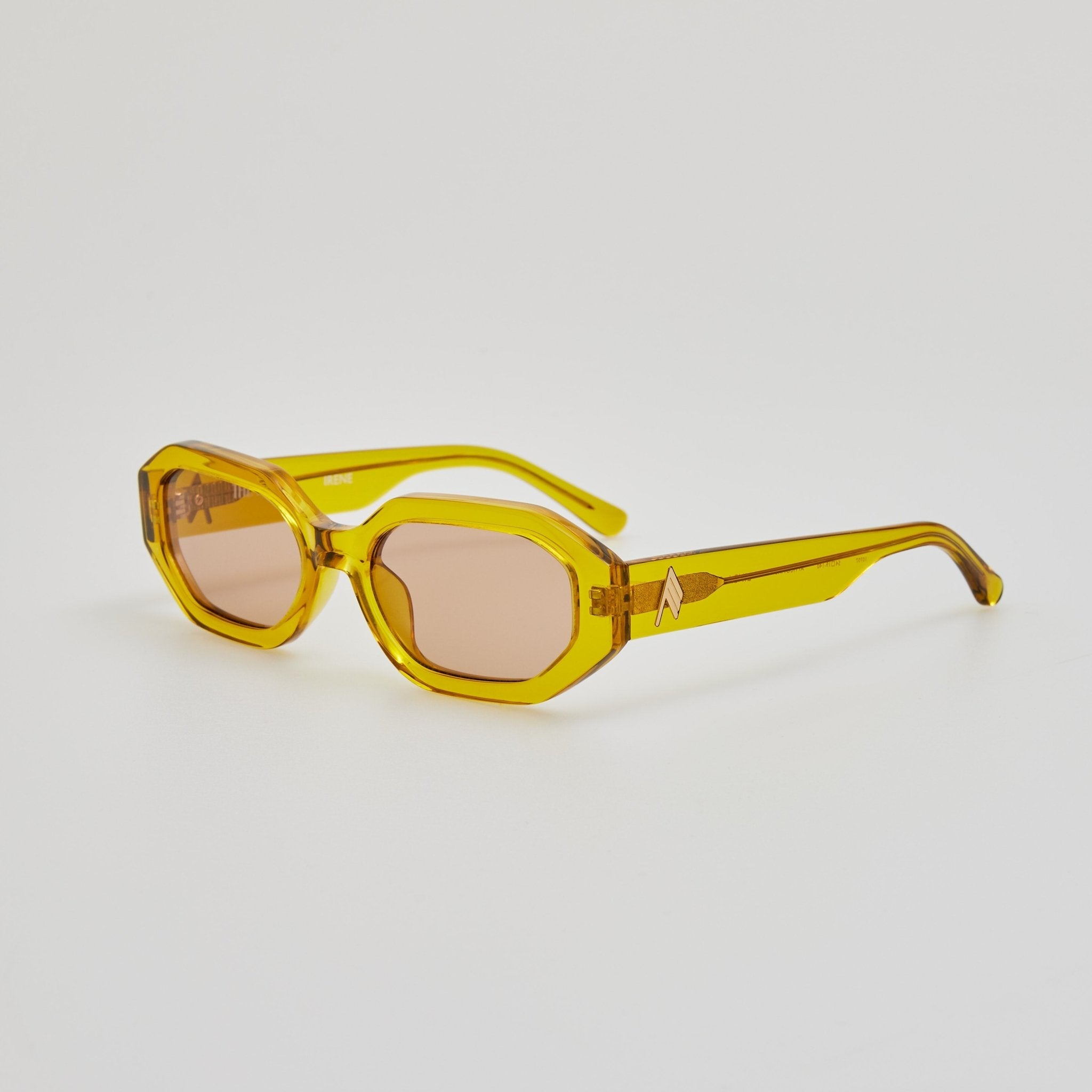 Irene Sunglasses in Mustard - LINDA FARROW - Sunglasses -