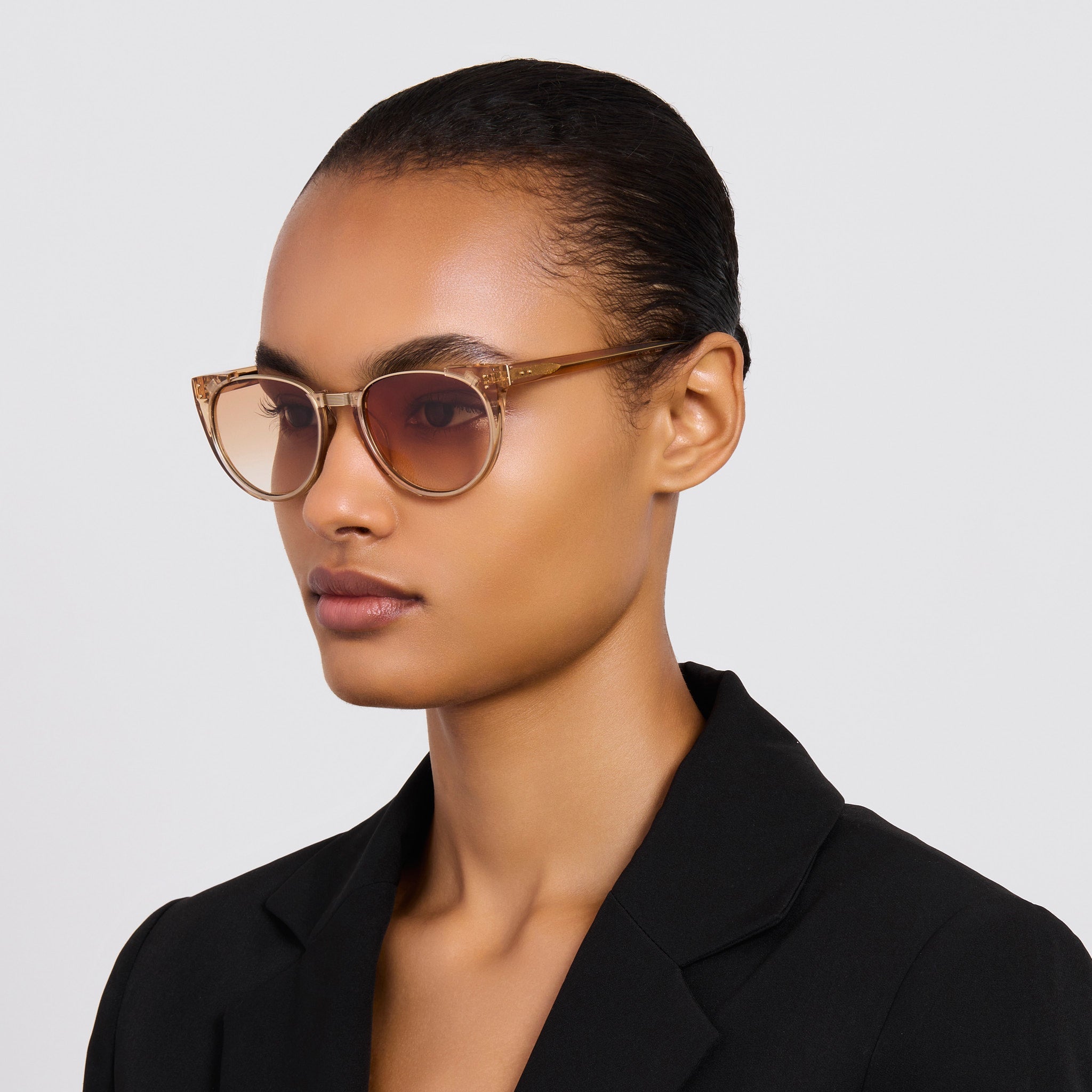 Iris Sunglasses in Honey - LINDA FARROW - Sunglasses -