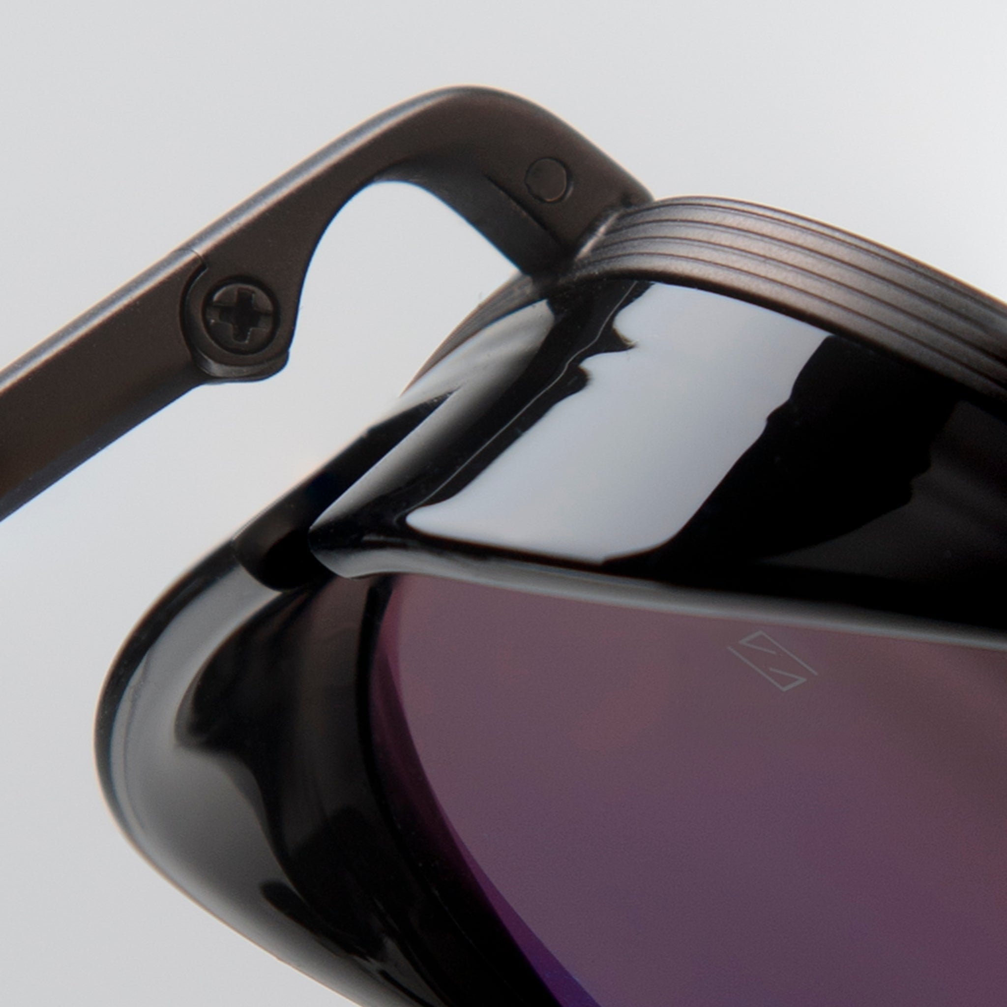 Jarvis Sunglasses in Matt Black Nickel - LINDA FARROW - Sunglasses -