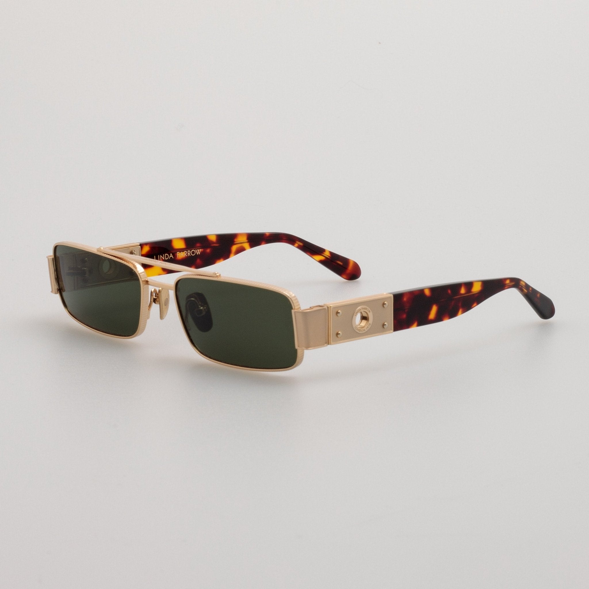 Joey Sunglasses in Tortoiseshell - LINDA FARROW - Sunglasses -