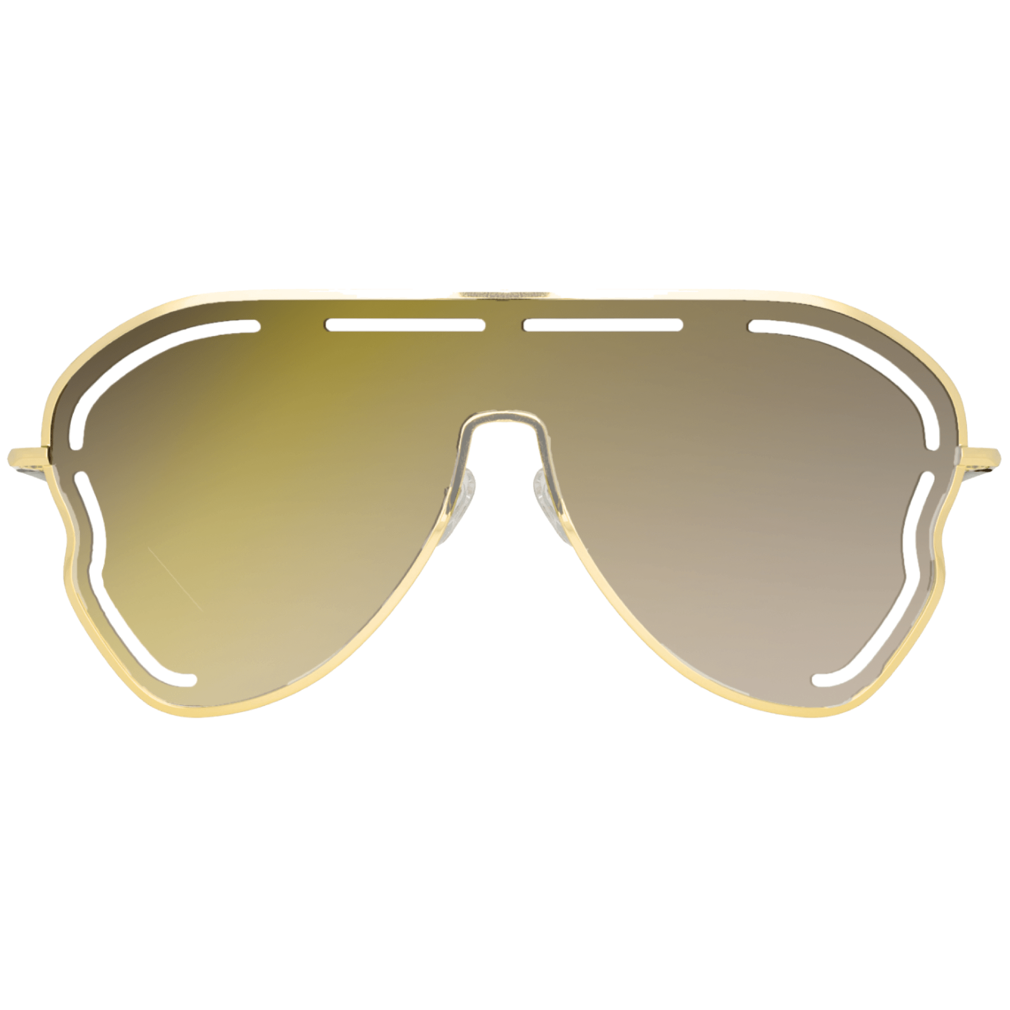 Kika Gardenia Sunglasses in Gold - LINDA FARROW - Sunglasses -