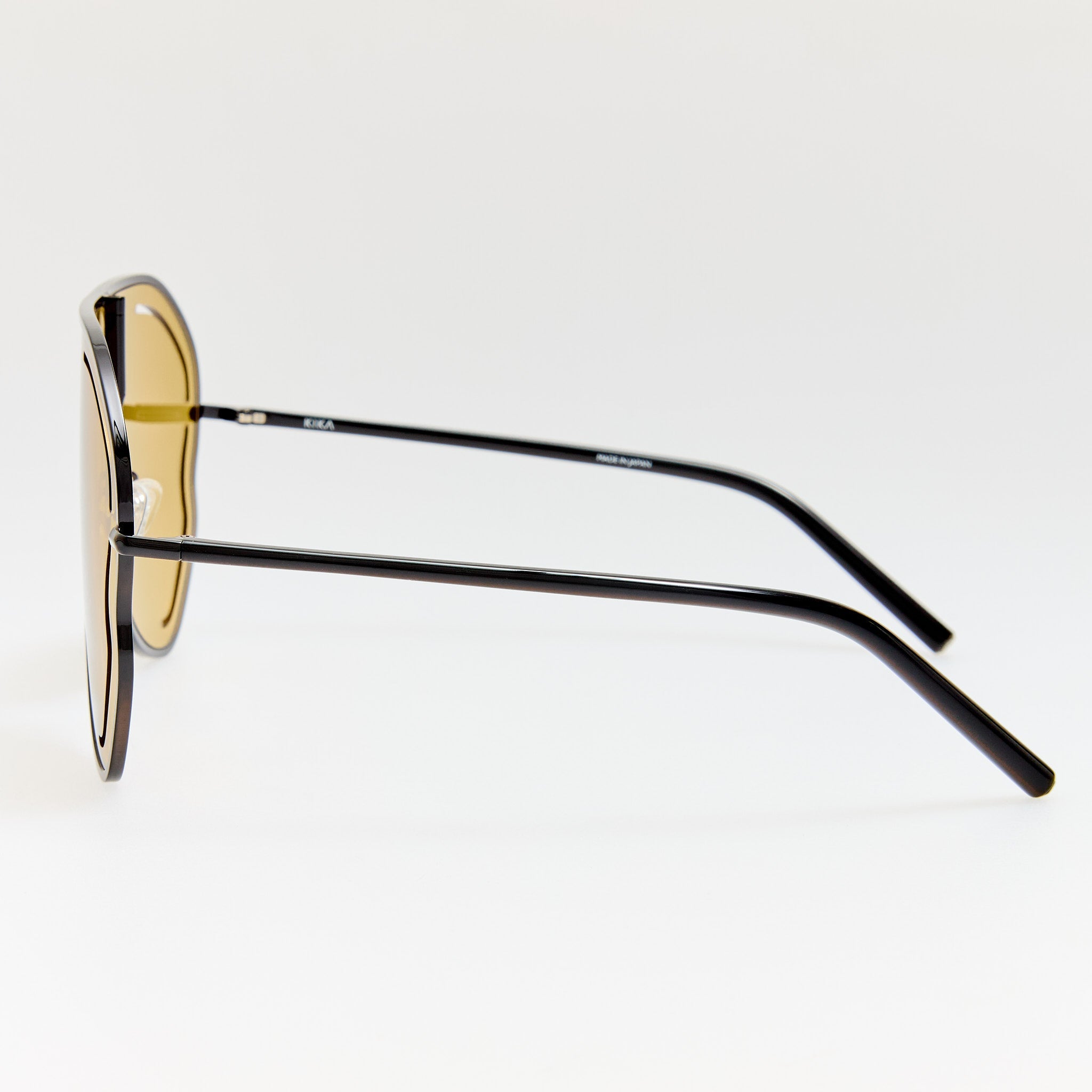Kika Gardenia Sunglasses in Yellow and Black - LINDA FARROW - Sunglasses -