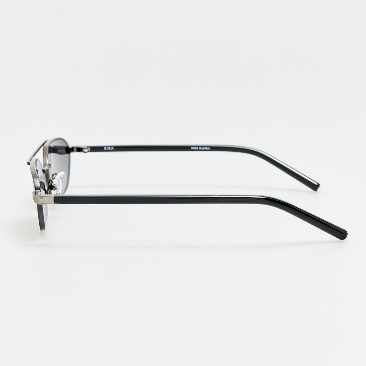 Kika Gloria Sunglasses in Antique Silver and Grey - LINDA FARROW-Sunglasses-