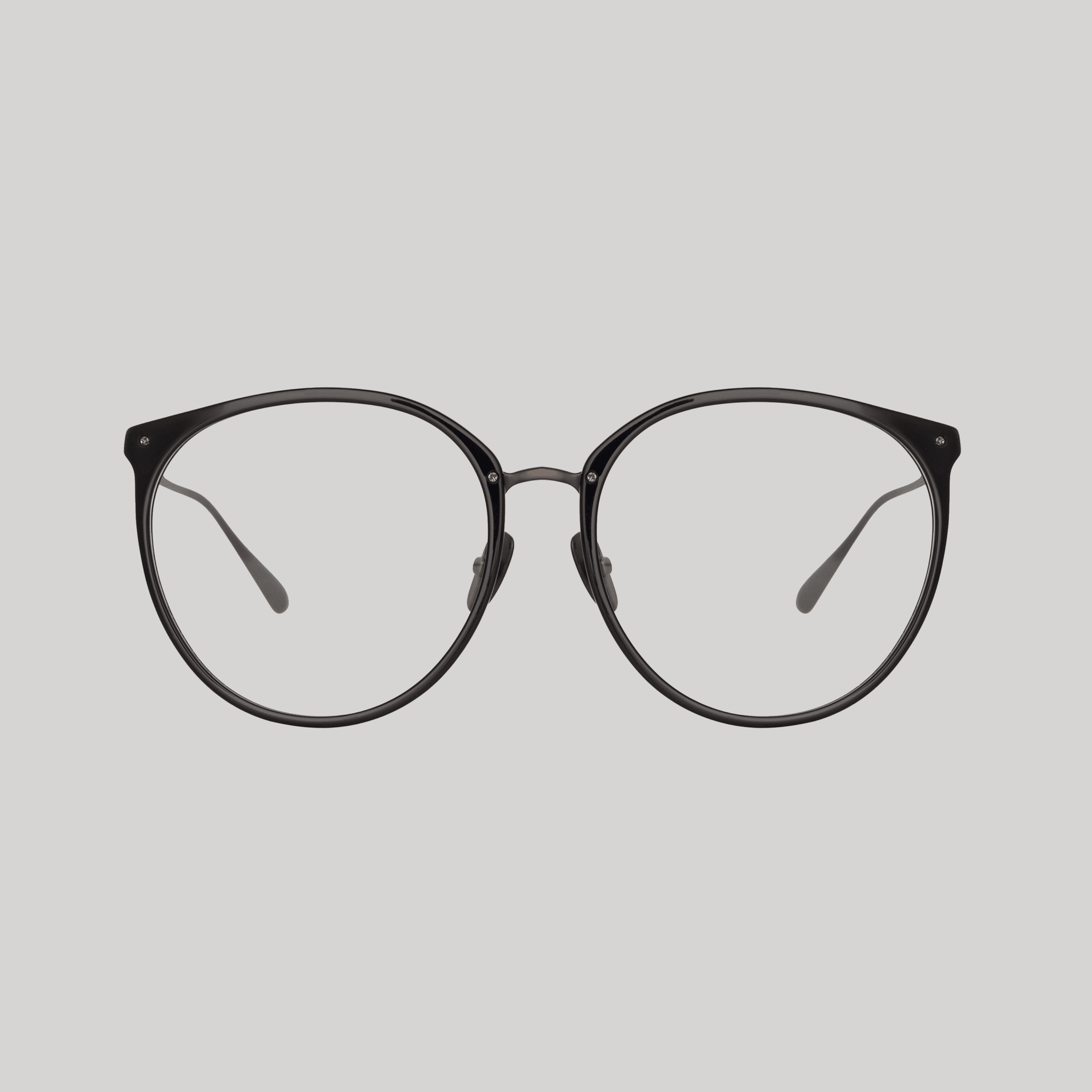 Kings Optical Frame in Matt Black - LINDA FARROW - Optical Frame -