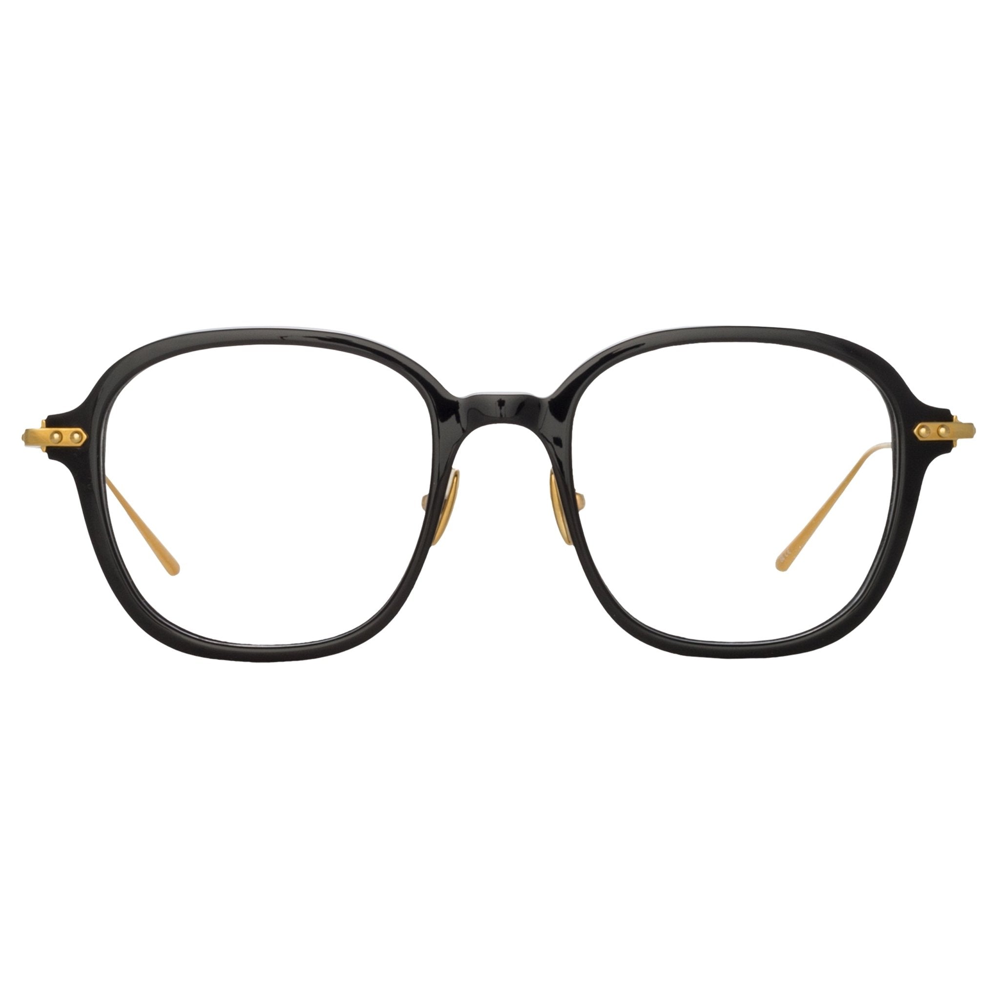 Lane Square Optical Frame in Black - LINDA FARROW - Optical Frame -
