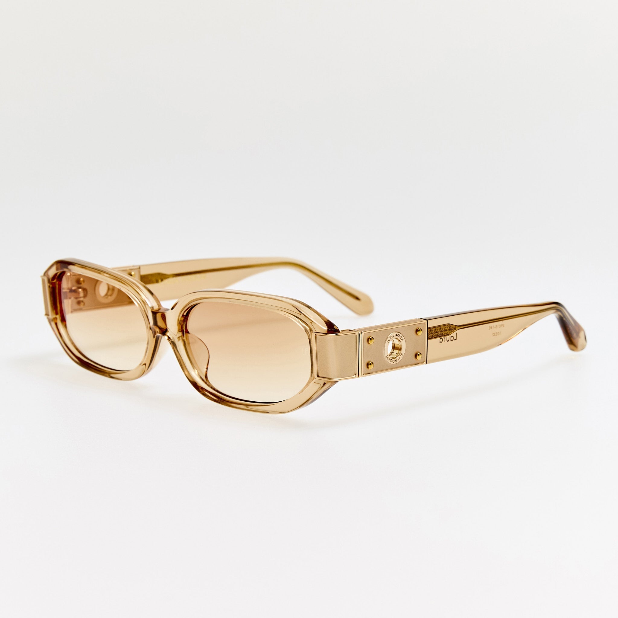 Laura Sunglasses in Honey - LINDA FARROW - Sunglasses -