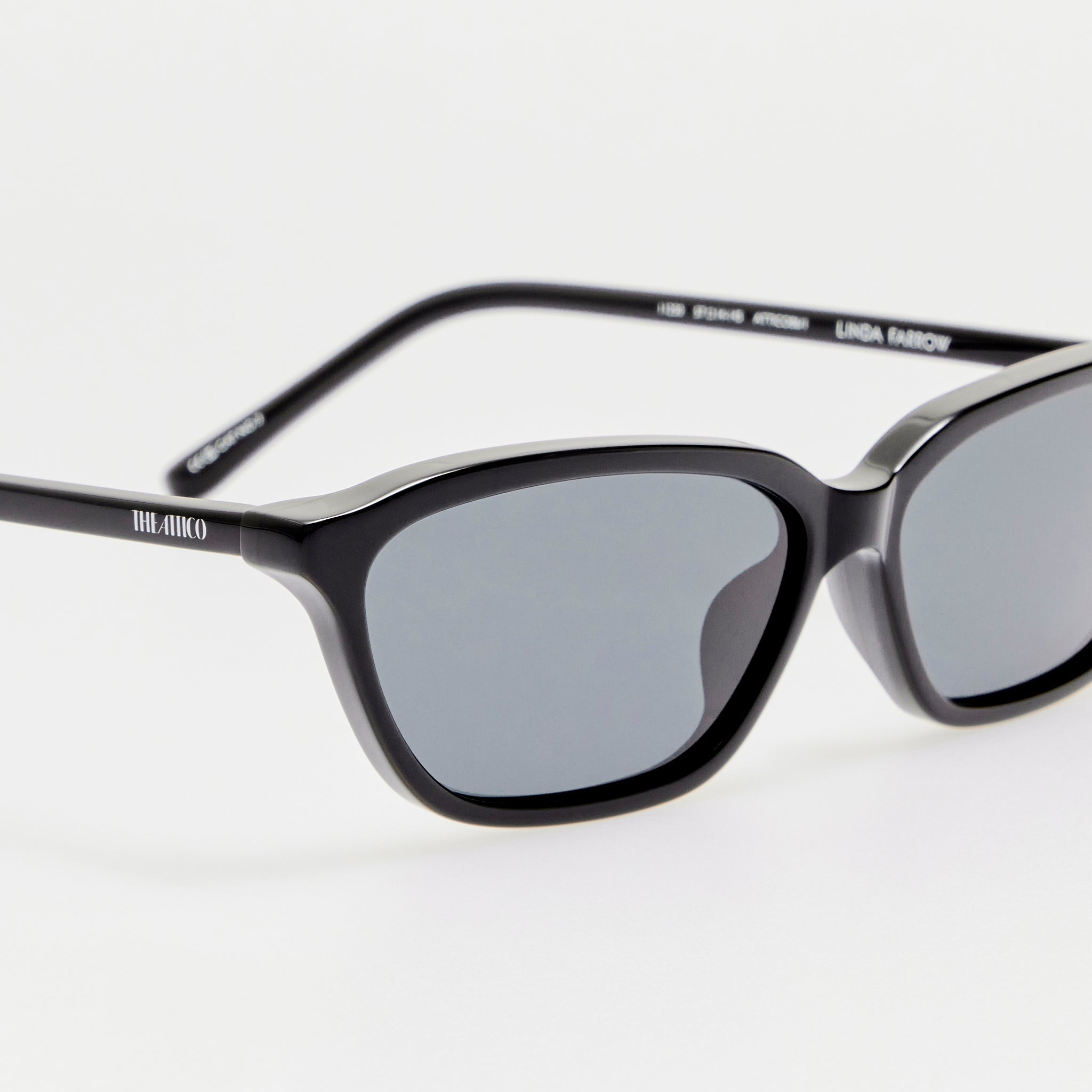 Libby Sunglasses in Black - LINDA FARROW-Sunglasses-