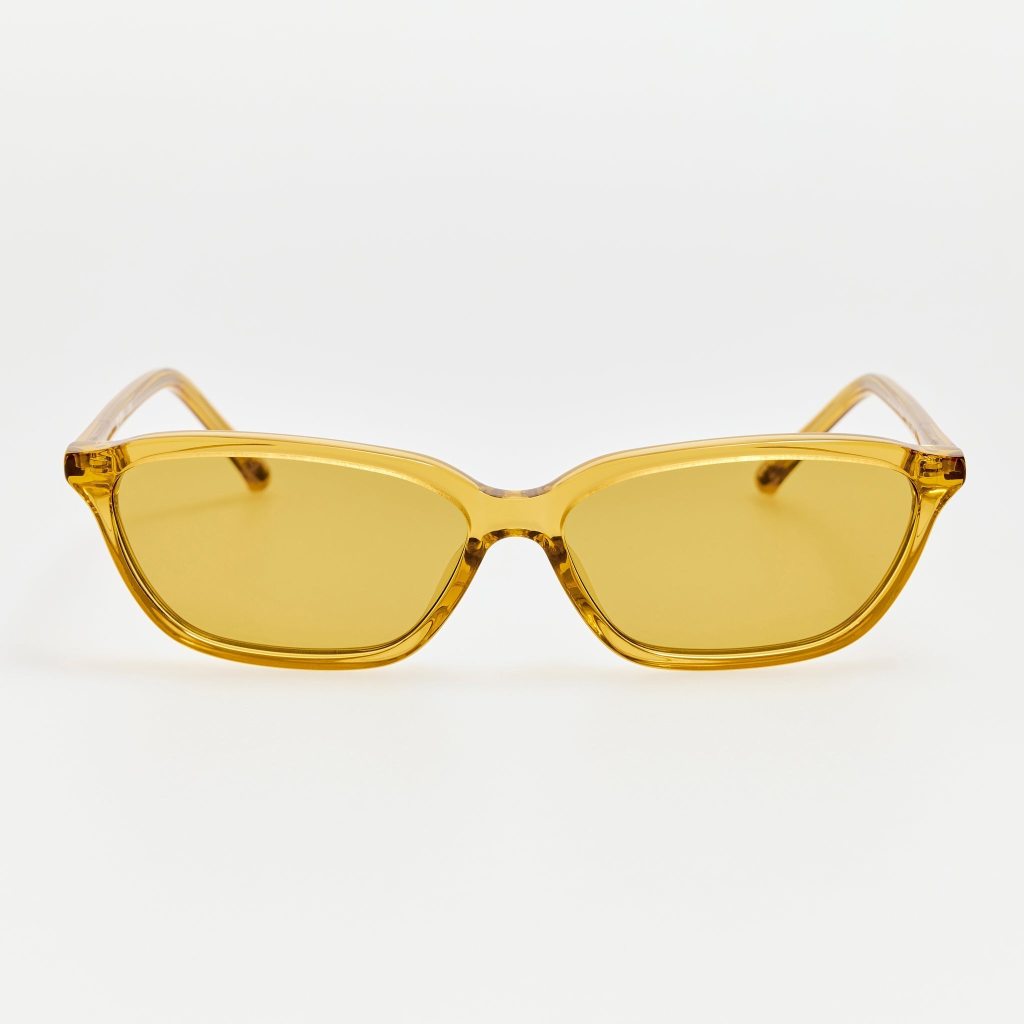 Libby Sunglasses in Yellow - LINDA FARROW-Sunglasses-