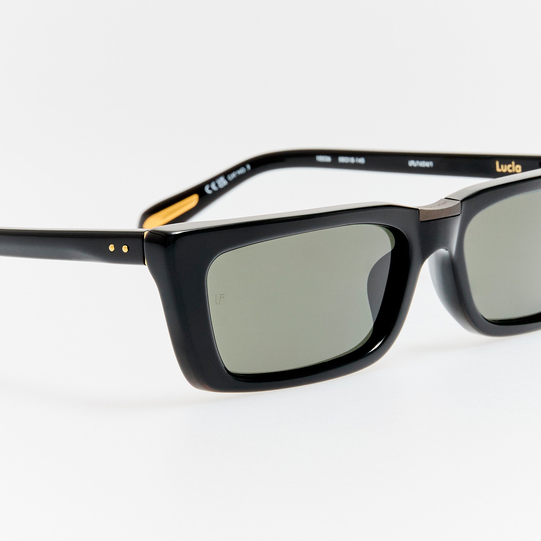 Lucia Sunglasses in Black - LINDA FARROW - Sunglasses -