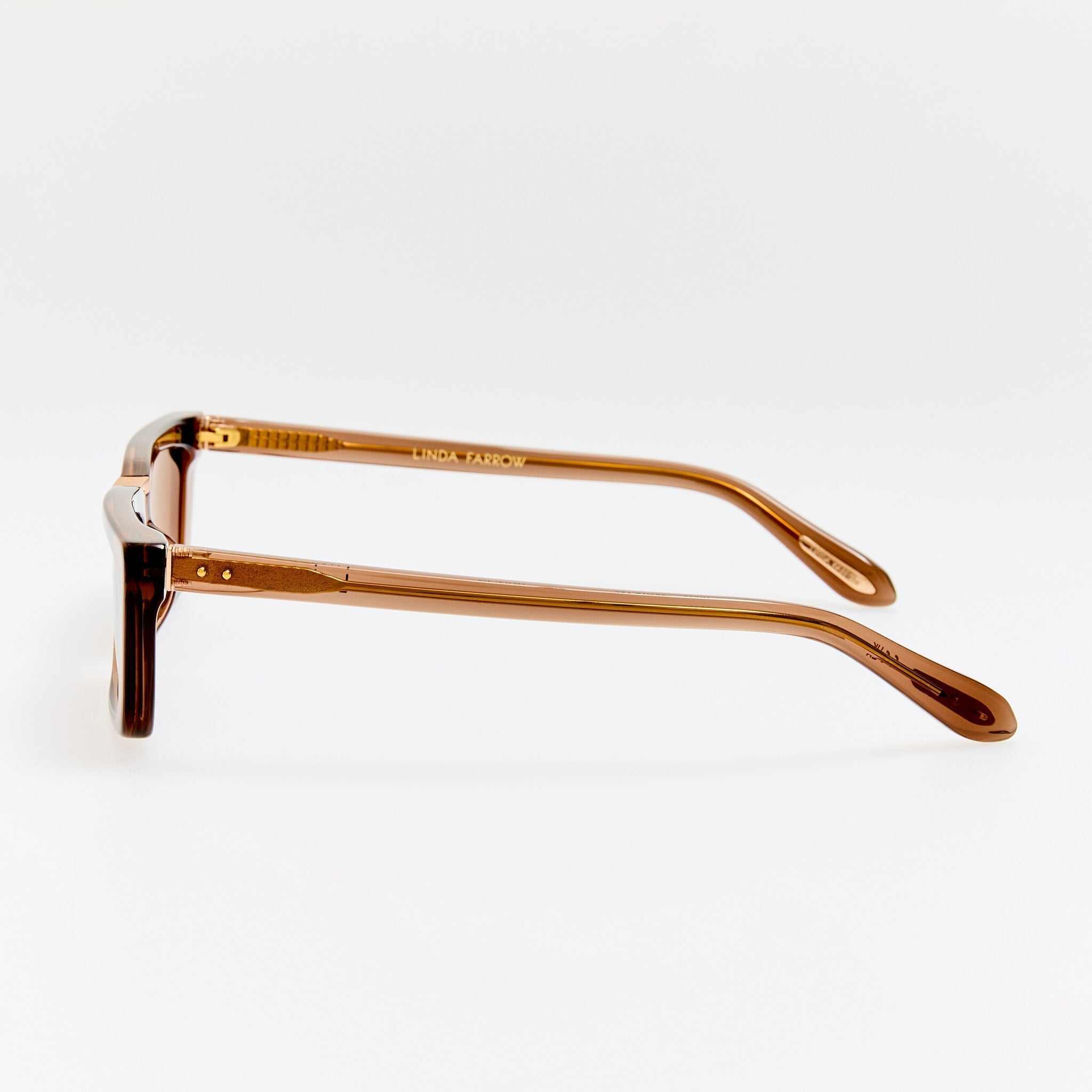 Lucia Sunglasses in Brown - LINDA FARROW - Sunglasses -