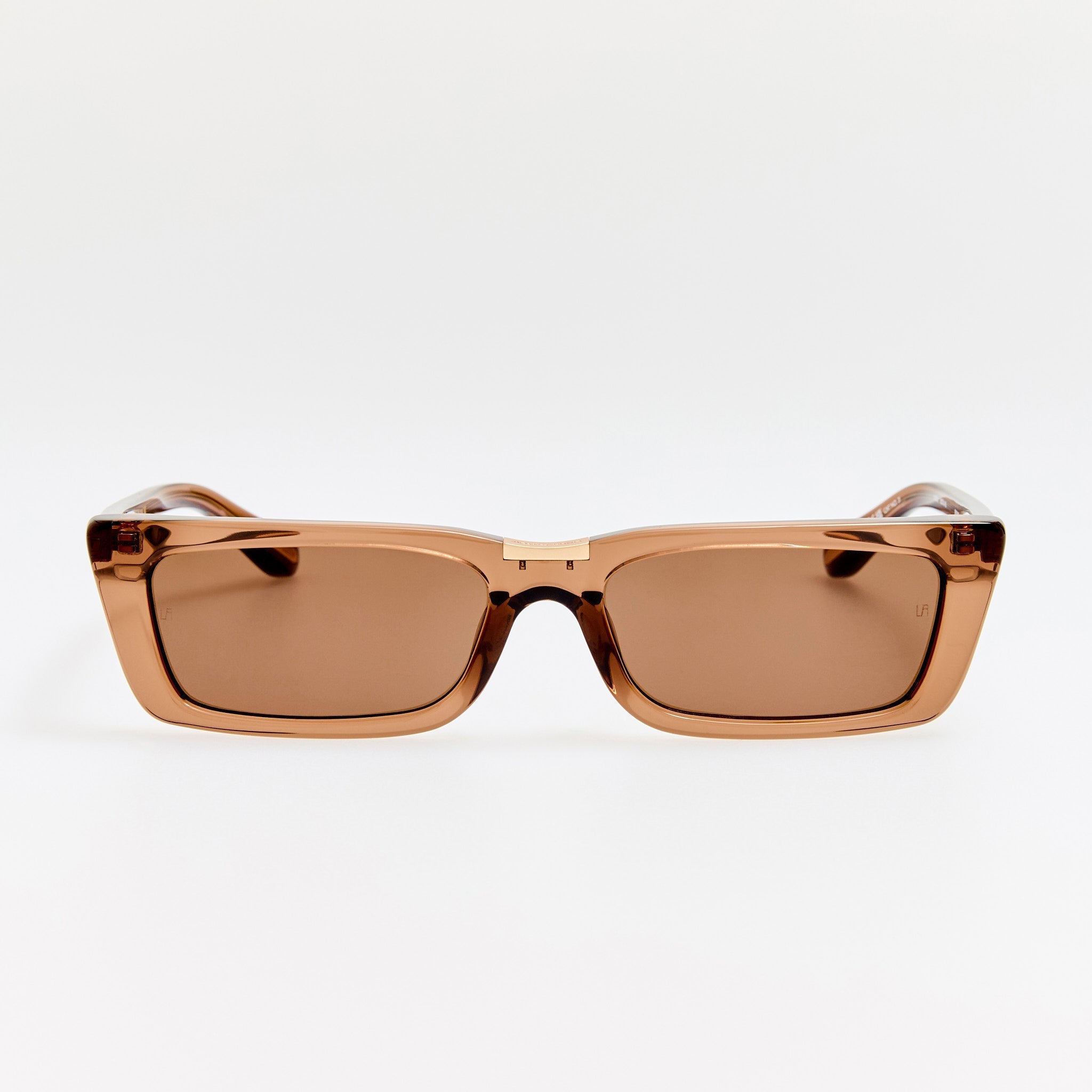 Lucia Sunglasses in Brown - LINDA FARROW - Sunglasses -