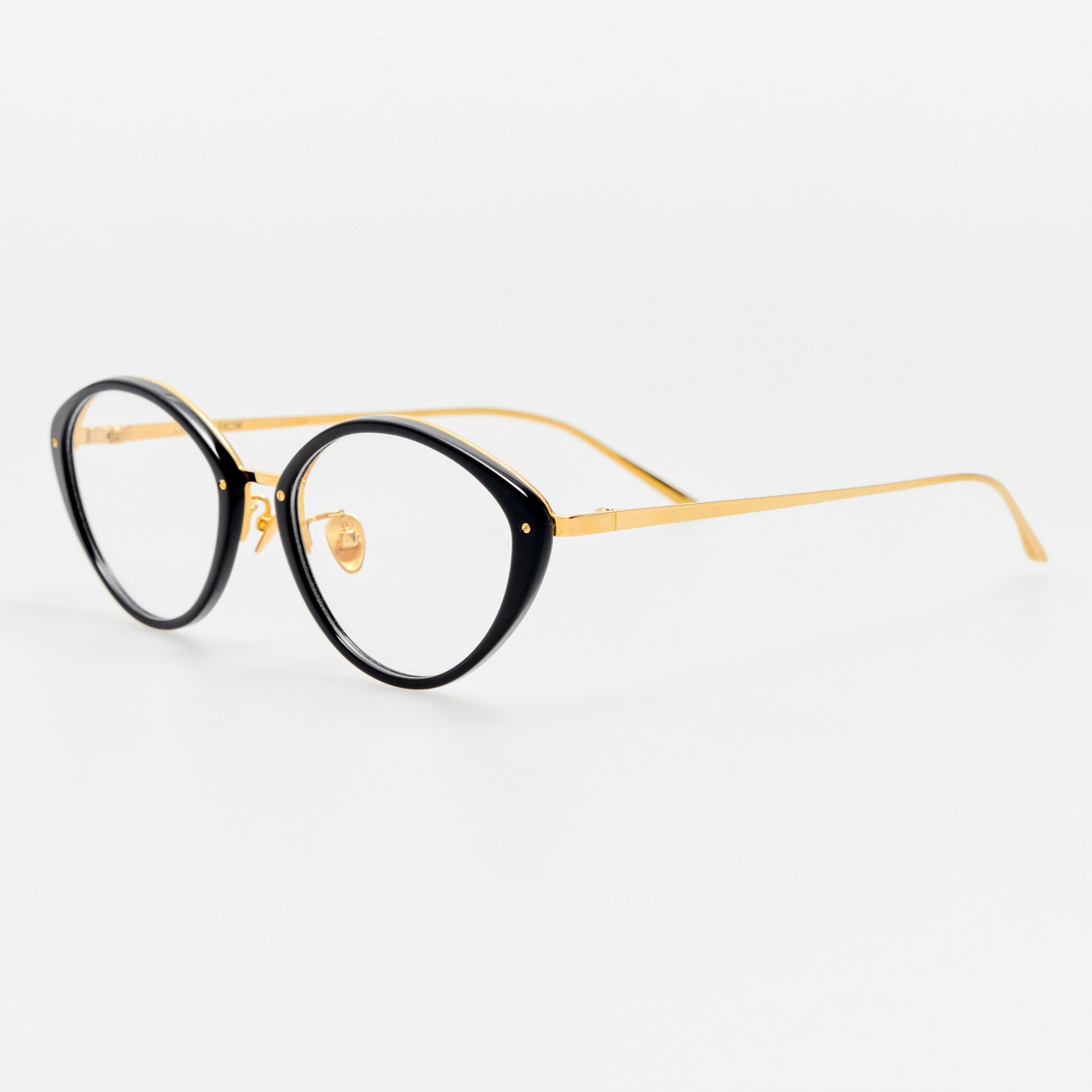 Lucy Optical Frame in Black - LINDA FARROW - Optical Frame -