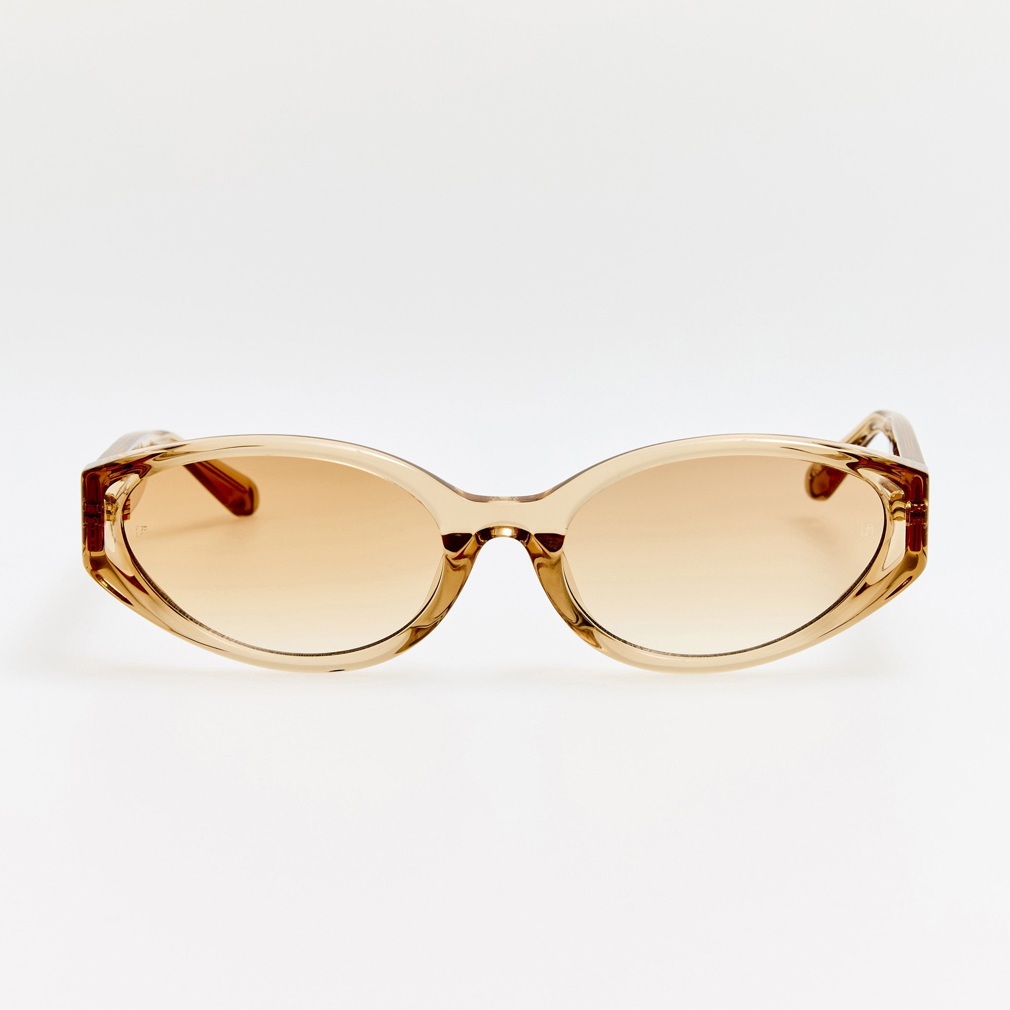 Lyra Sunglasses in Honey - LINDA FARROW - Sunglasses -