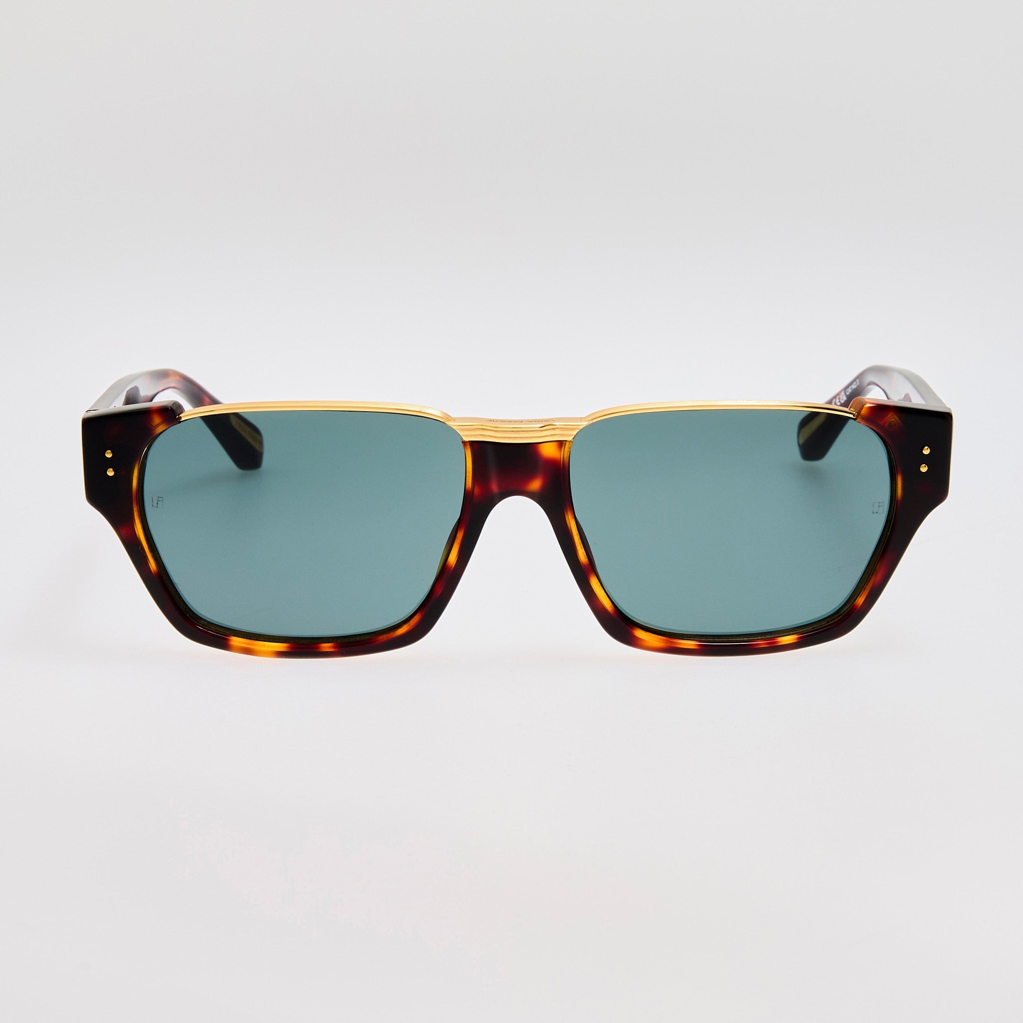 Marcel Sunglasses in Dark Tortoiseshell - LINDA FARROW - Sunglasses -