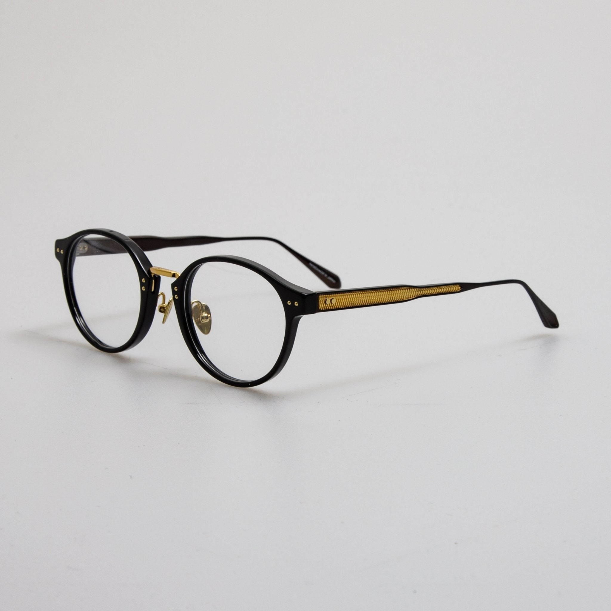 Marco Oval Optical Frame in Black - LINDA FARROW - Optical Frame -