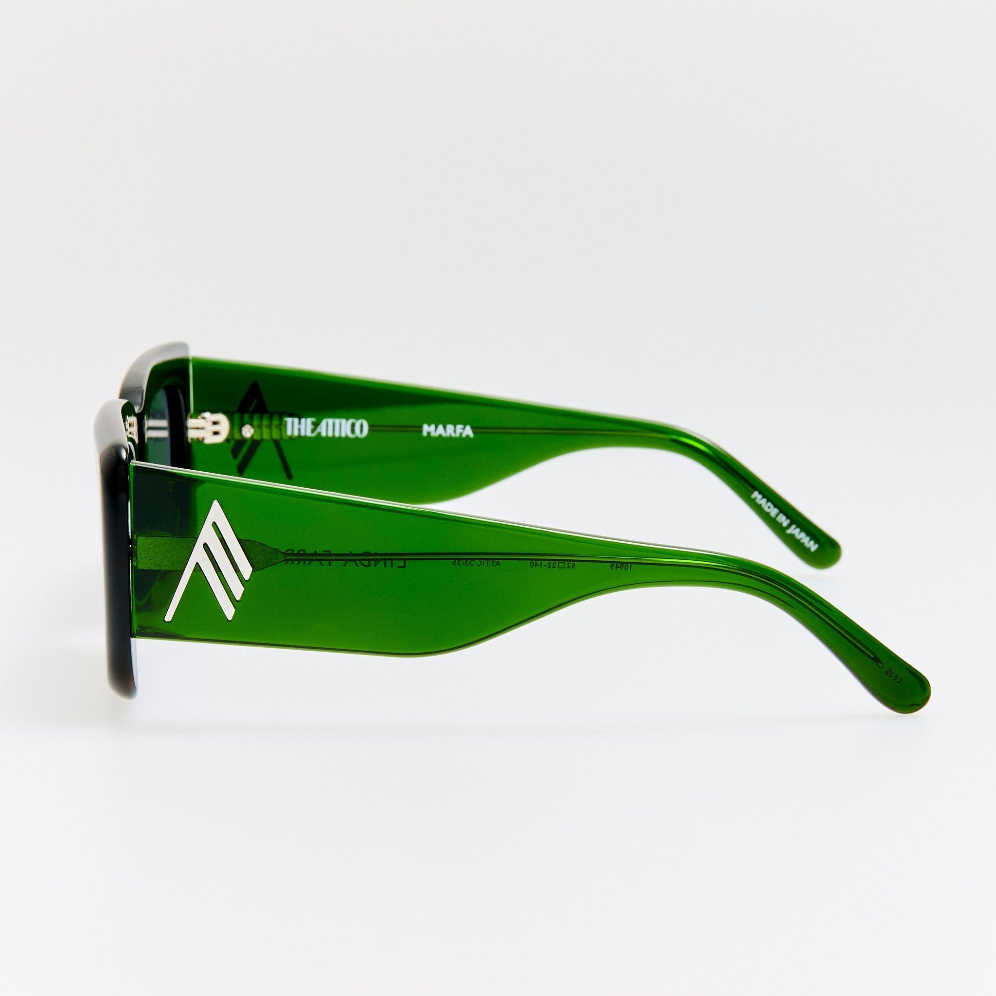 Marfa Sunglasses in Green - LINDA FARROW - Sunglasses -